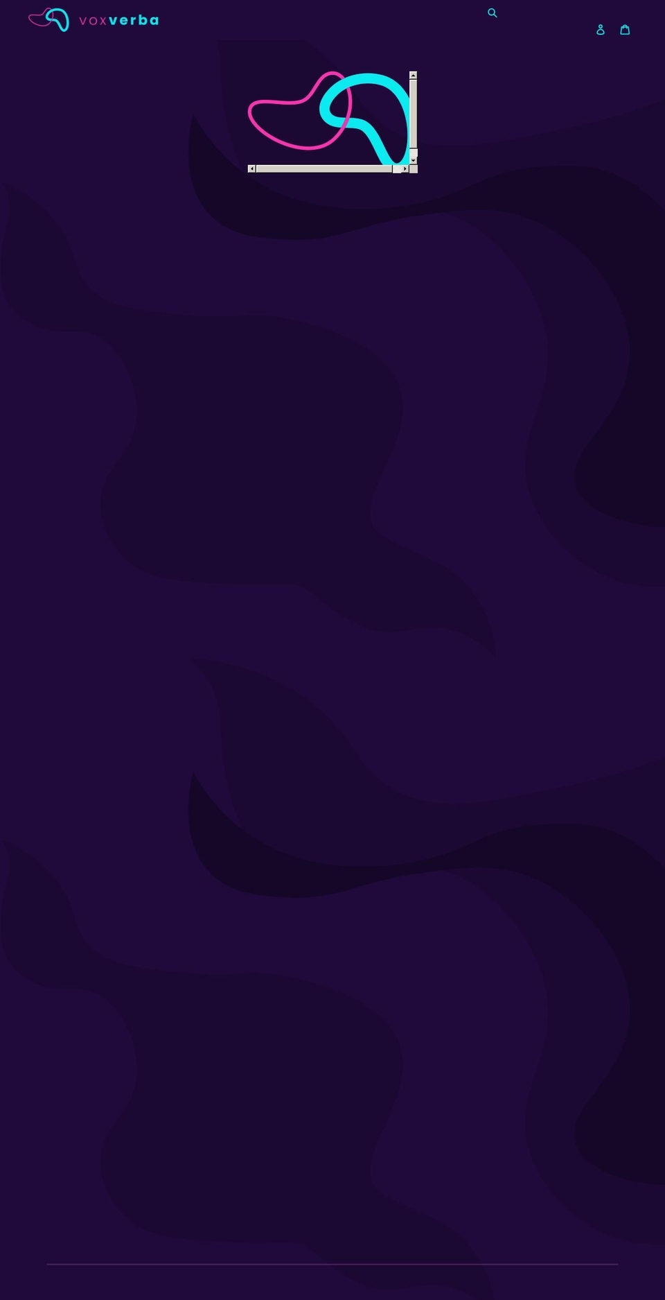 voxverba.com shopify website screenshot