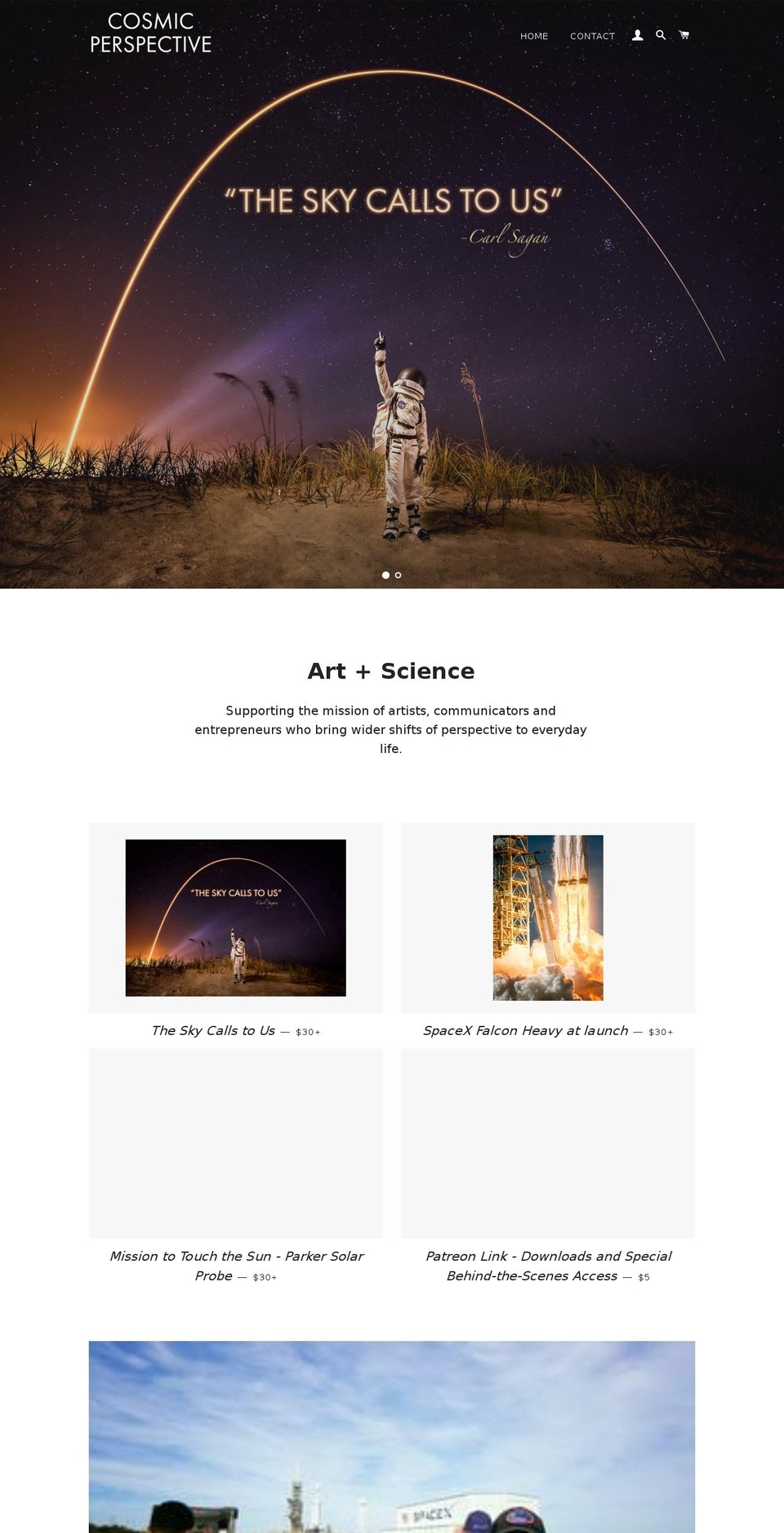 voyager77.com shopify website screenshot