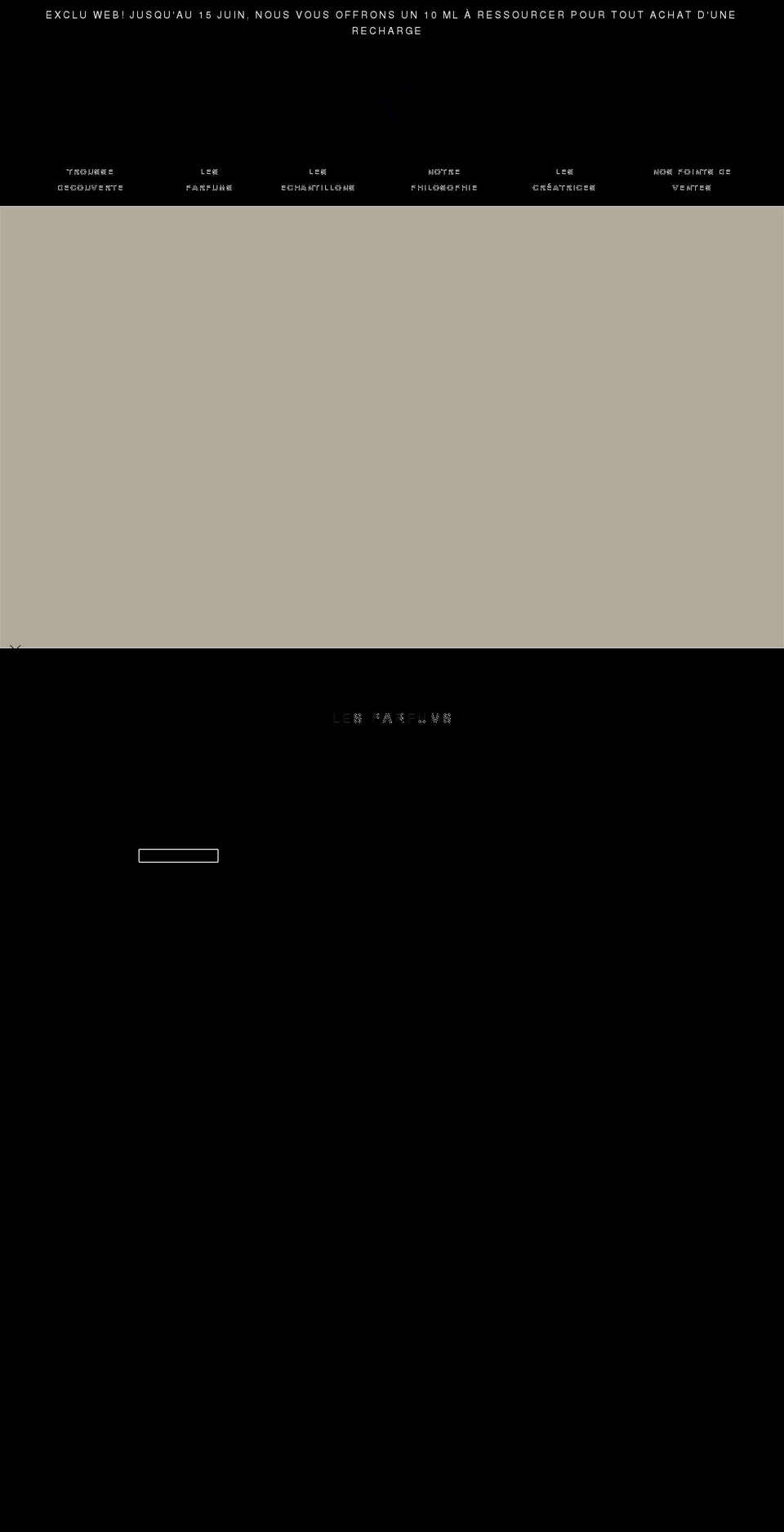voyagesimaginairesparfums.com shopify website screenshot
