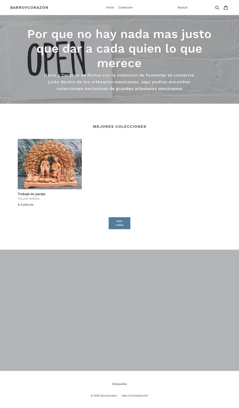 voyalmandado.com — Shopify storefront screenshot