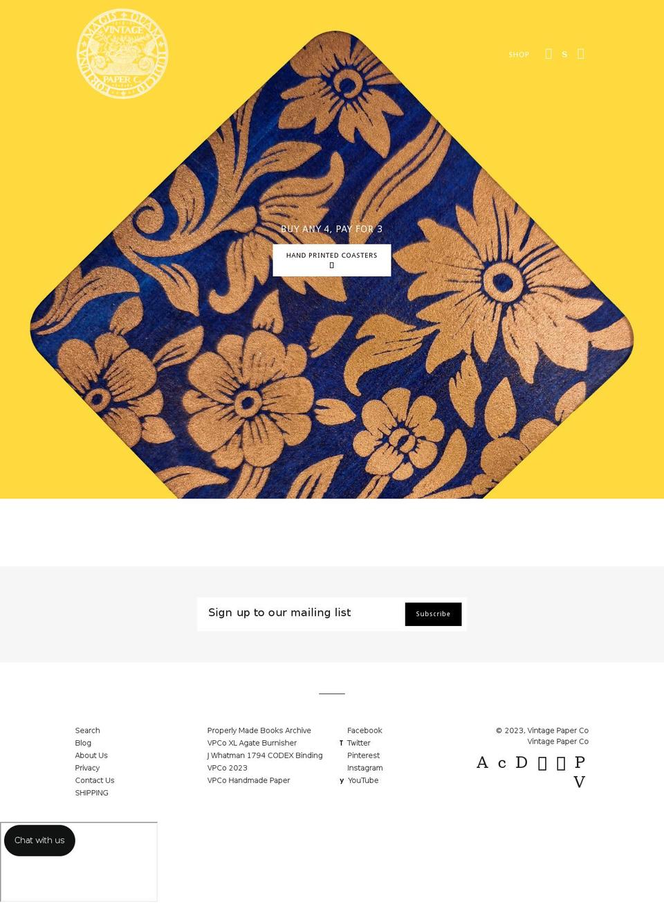 vpco.uk shopify website screenshot