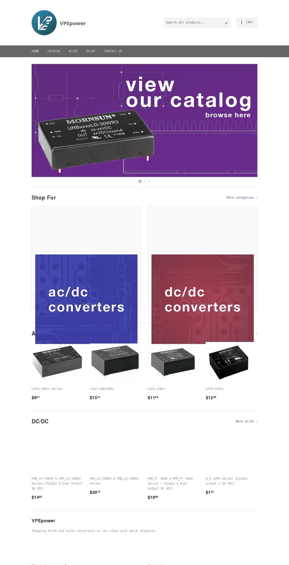 vpepower.com shopify website screenshot
