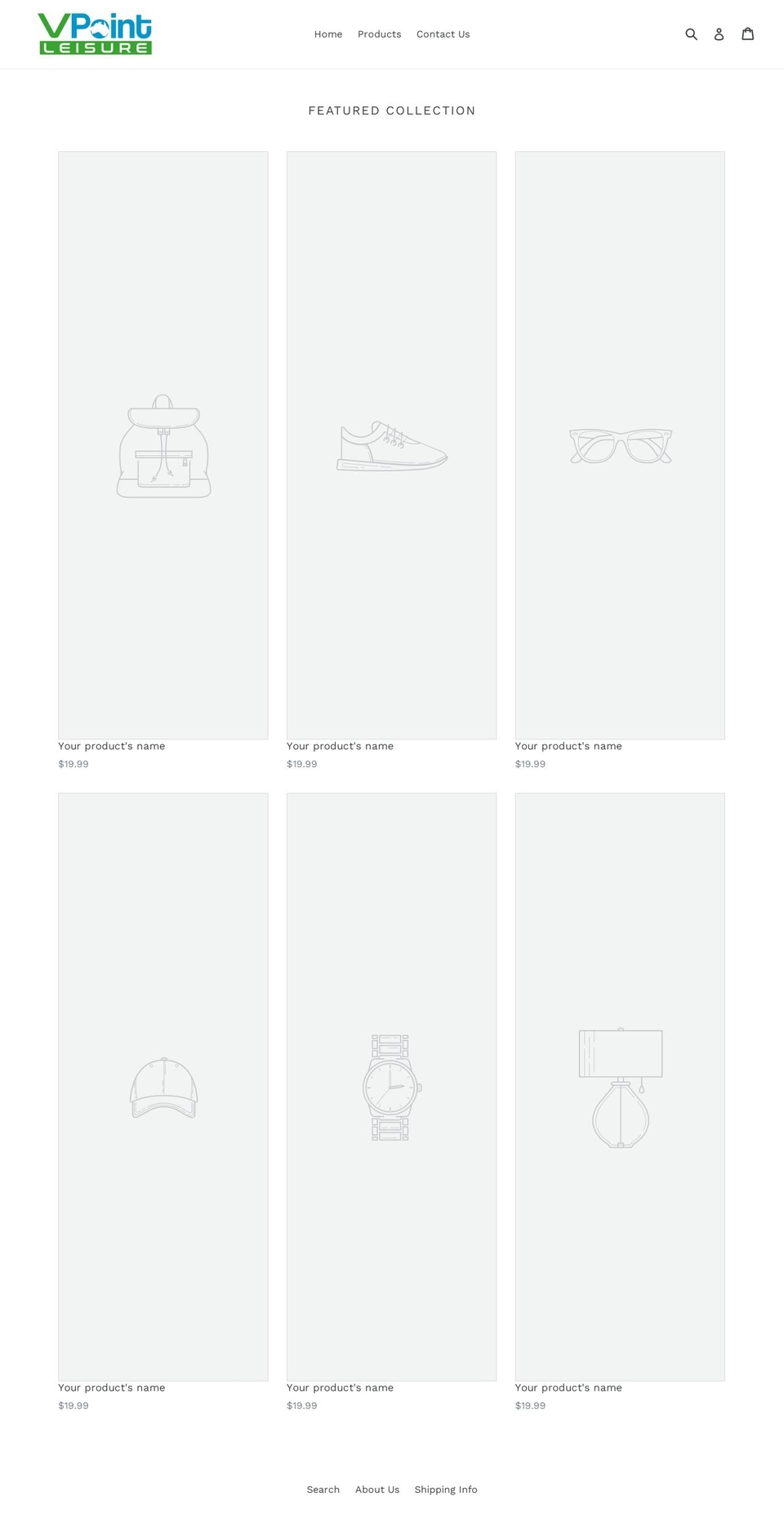 vpointleisure.com.au shopify website screenshot