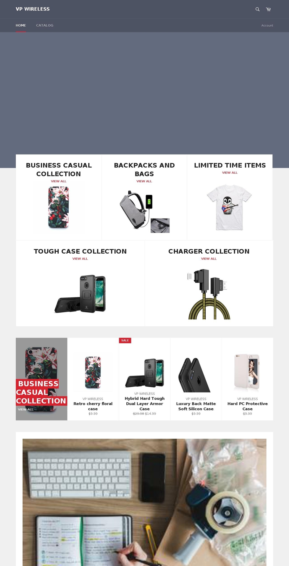 vpwireless-solutions.com — Shopify storefront screenshot