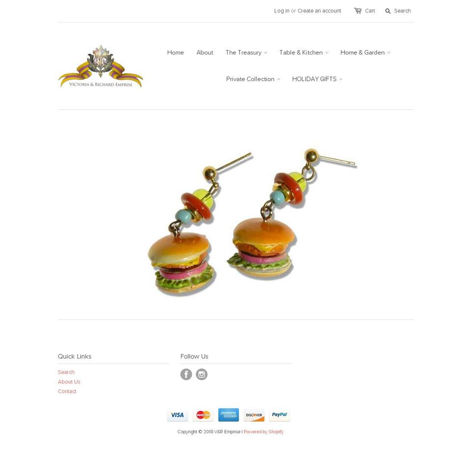 vremprise.com — Shopify storefront screenshot