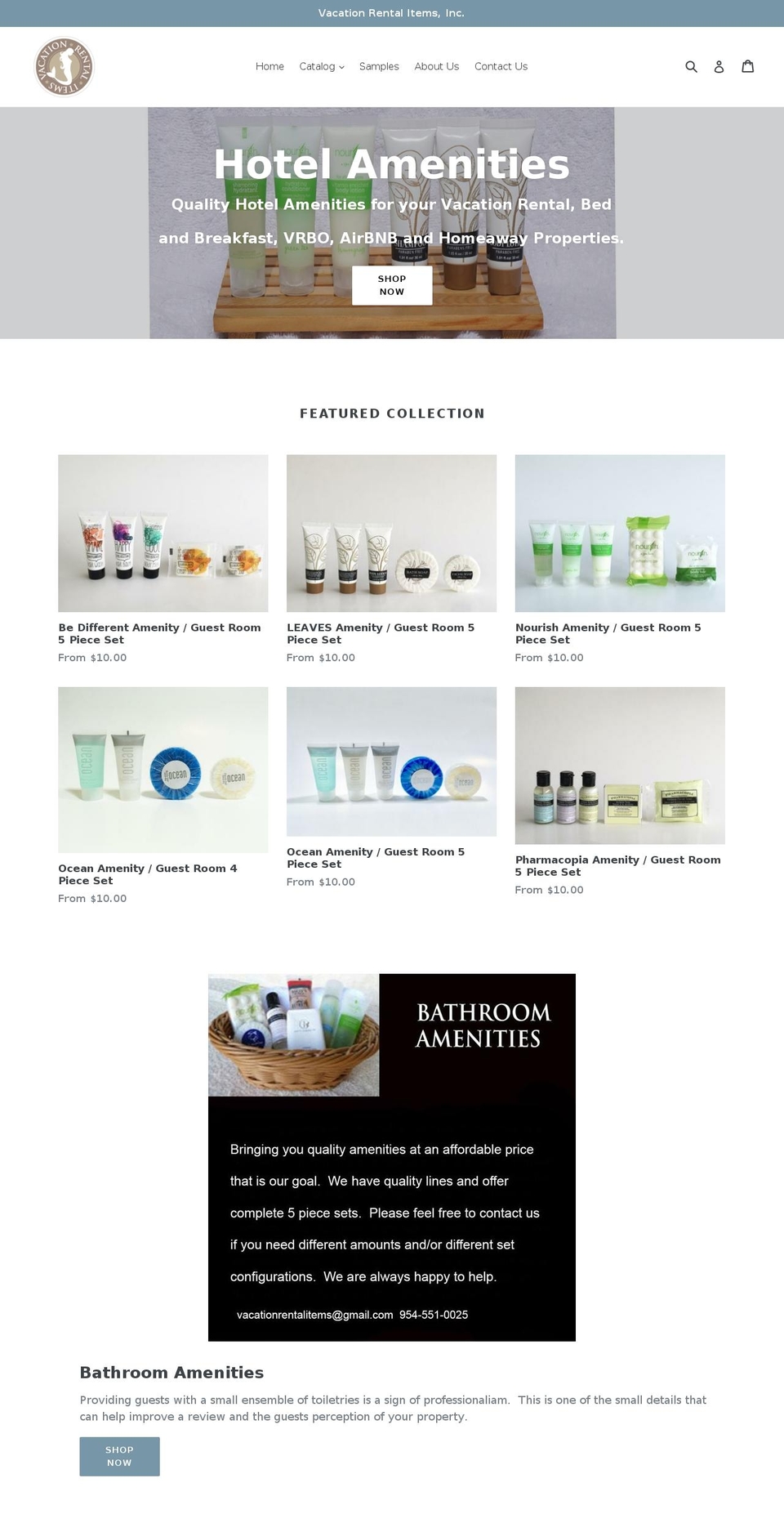 vrisupply.com — Shopify storefront screenshot