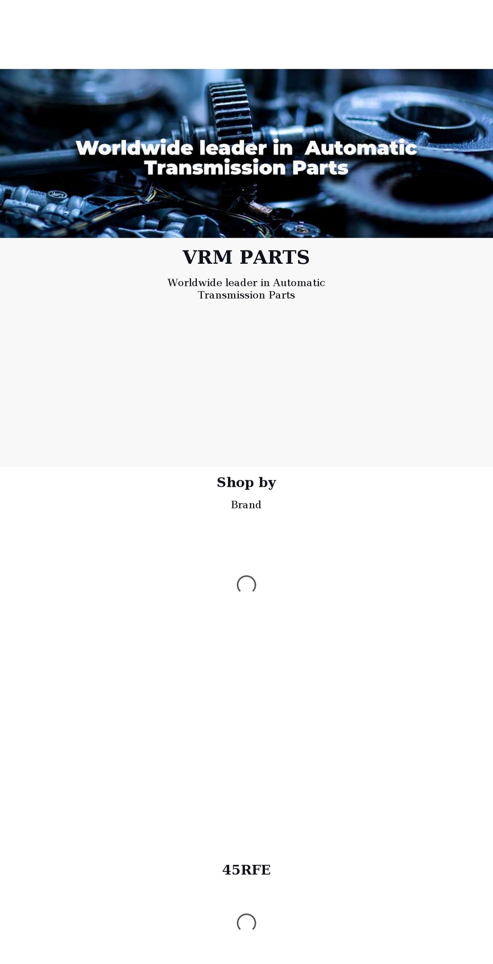 vrmpartsusa.com shopify website screenshot