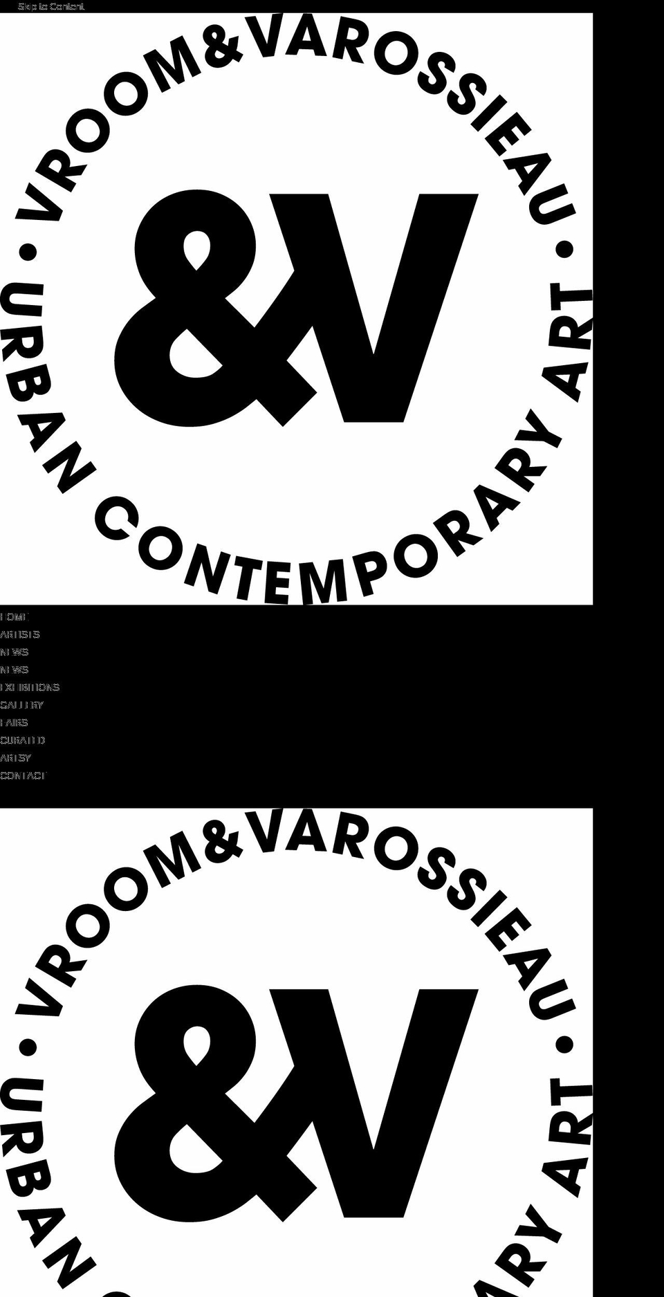 vroomandvarossieau.com shopify website screenshot