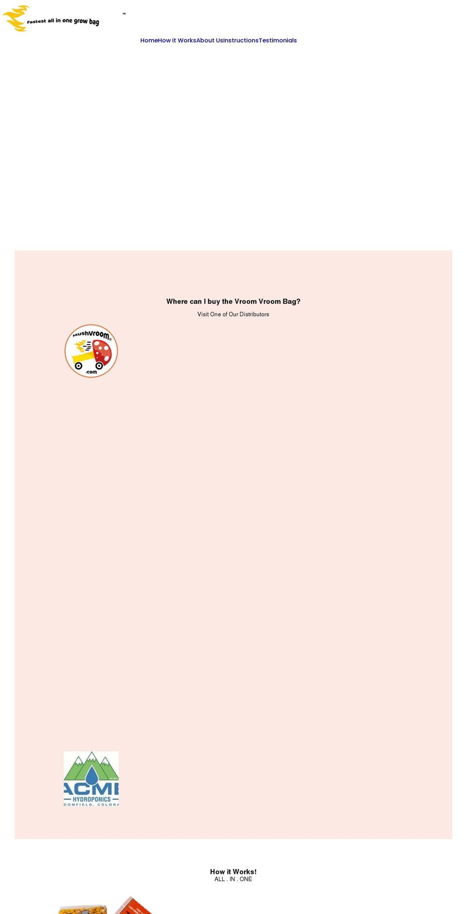vroombag.com — Shopify storefront screenshot