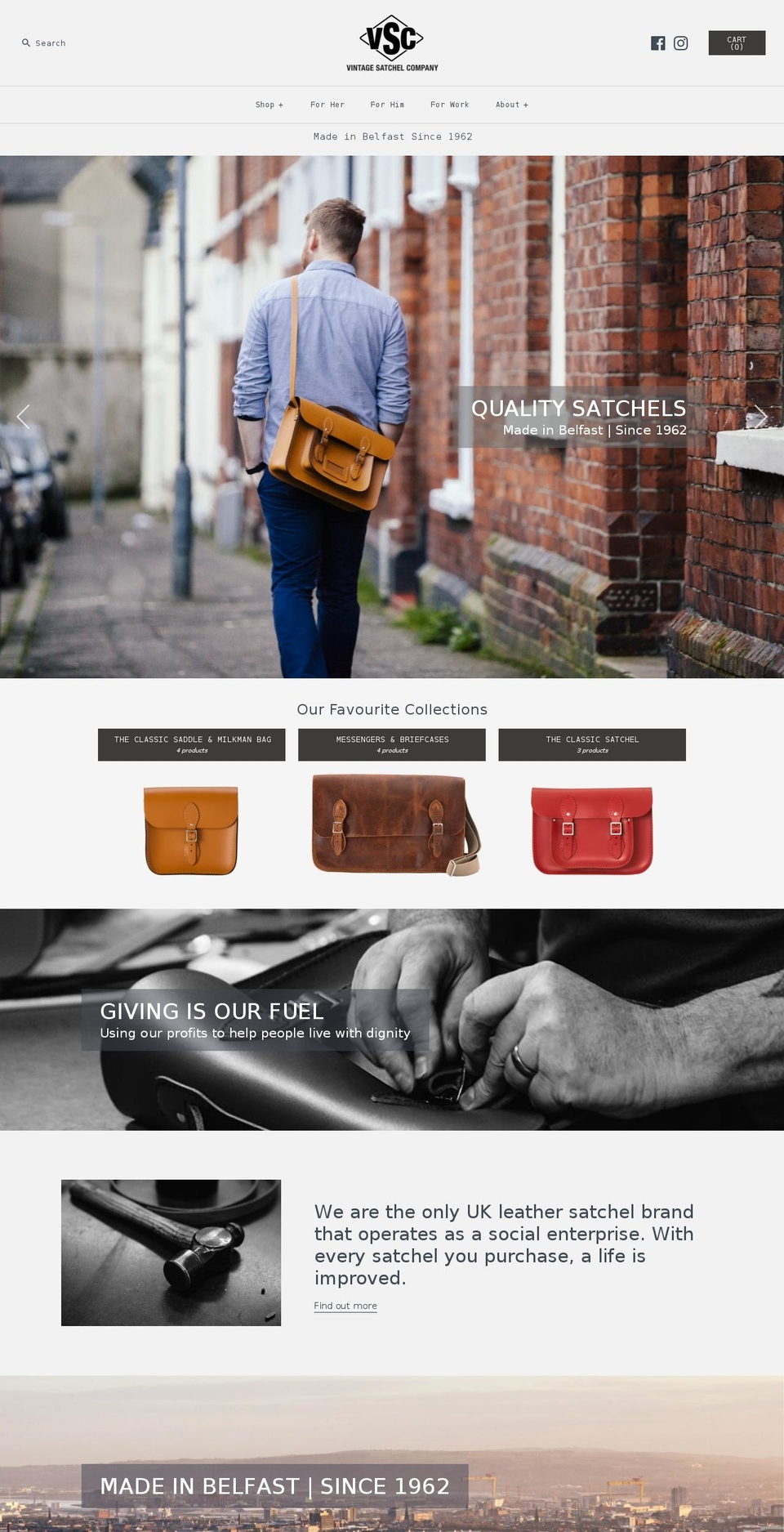 vscbelfast.com shopify website screenshot