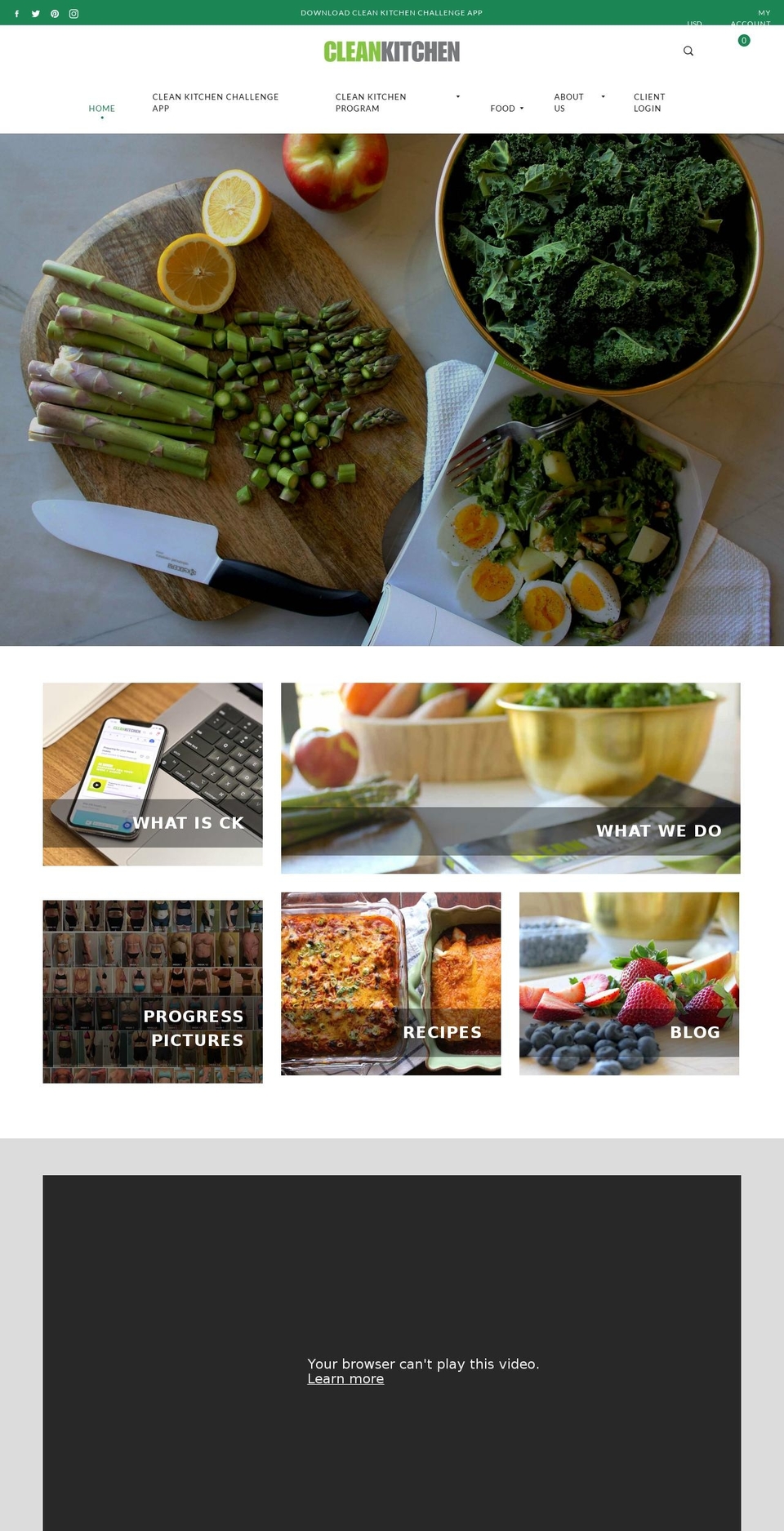 vsccleankitchen.com shopify website screenshot