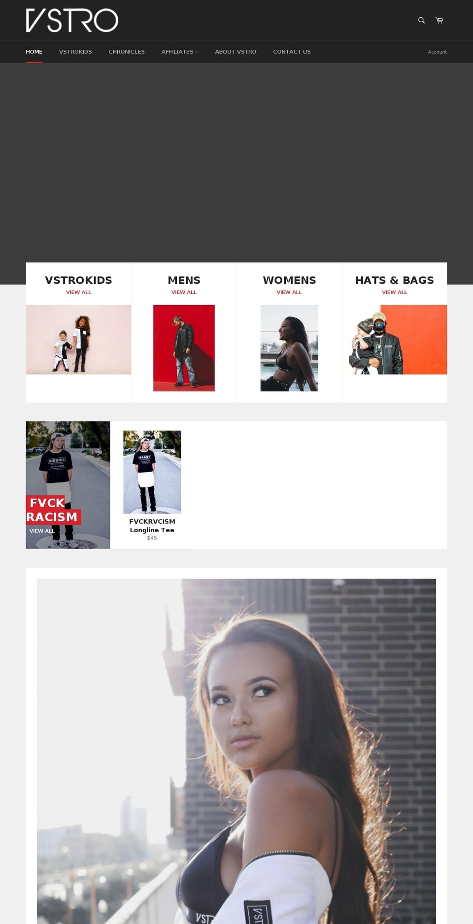 vstrobrand.com shopify website screenshot