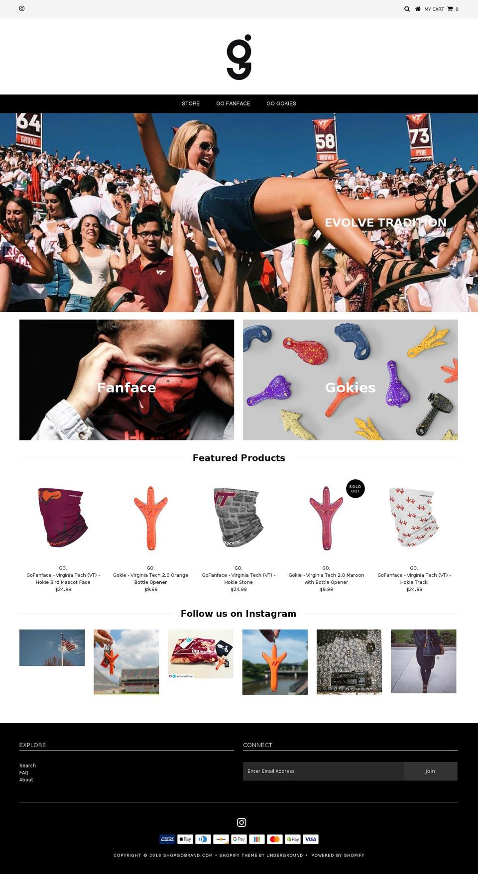 vtgokies.com shopify website screenshot