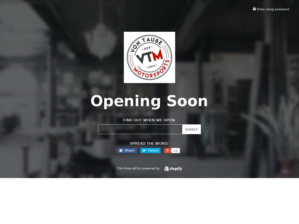 vtmrace.com — Shopify storefront screenshot