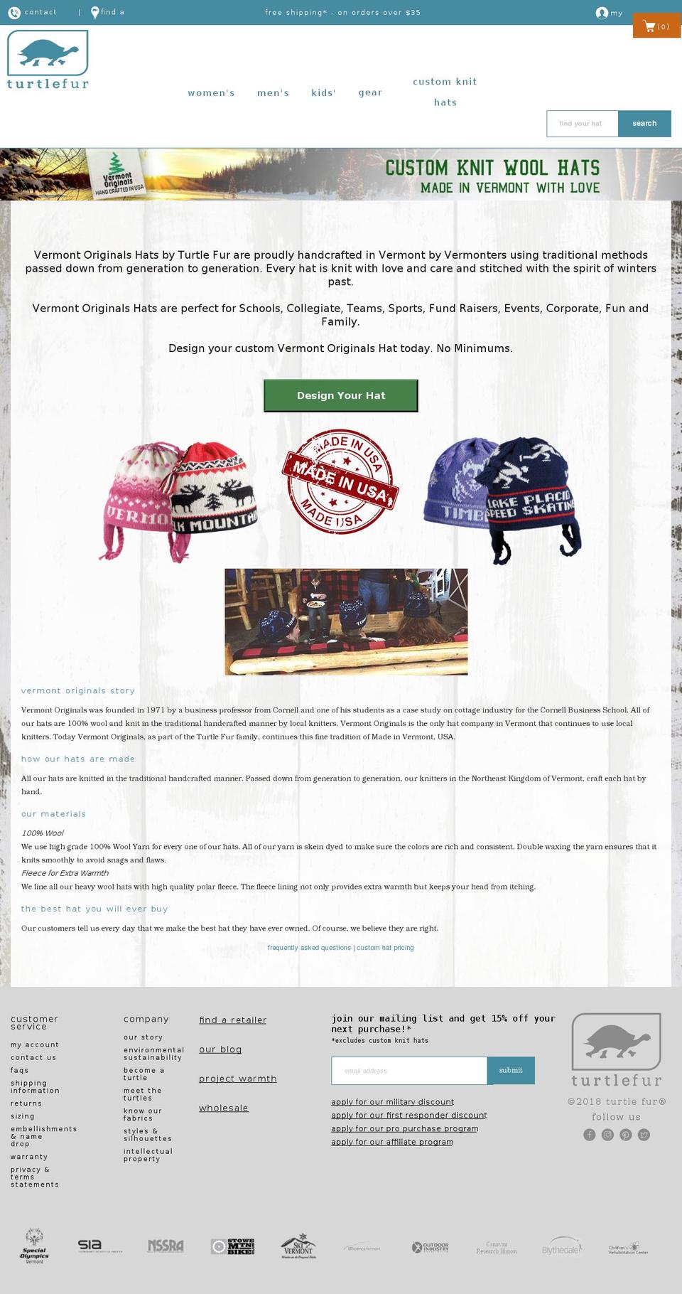 vtoriginals.com — Shopify storefront screenshot