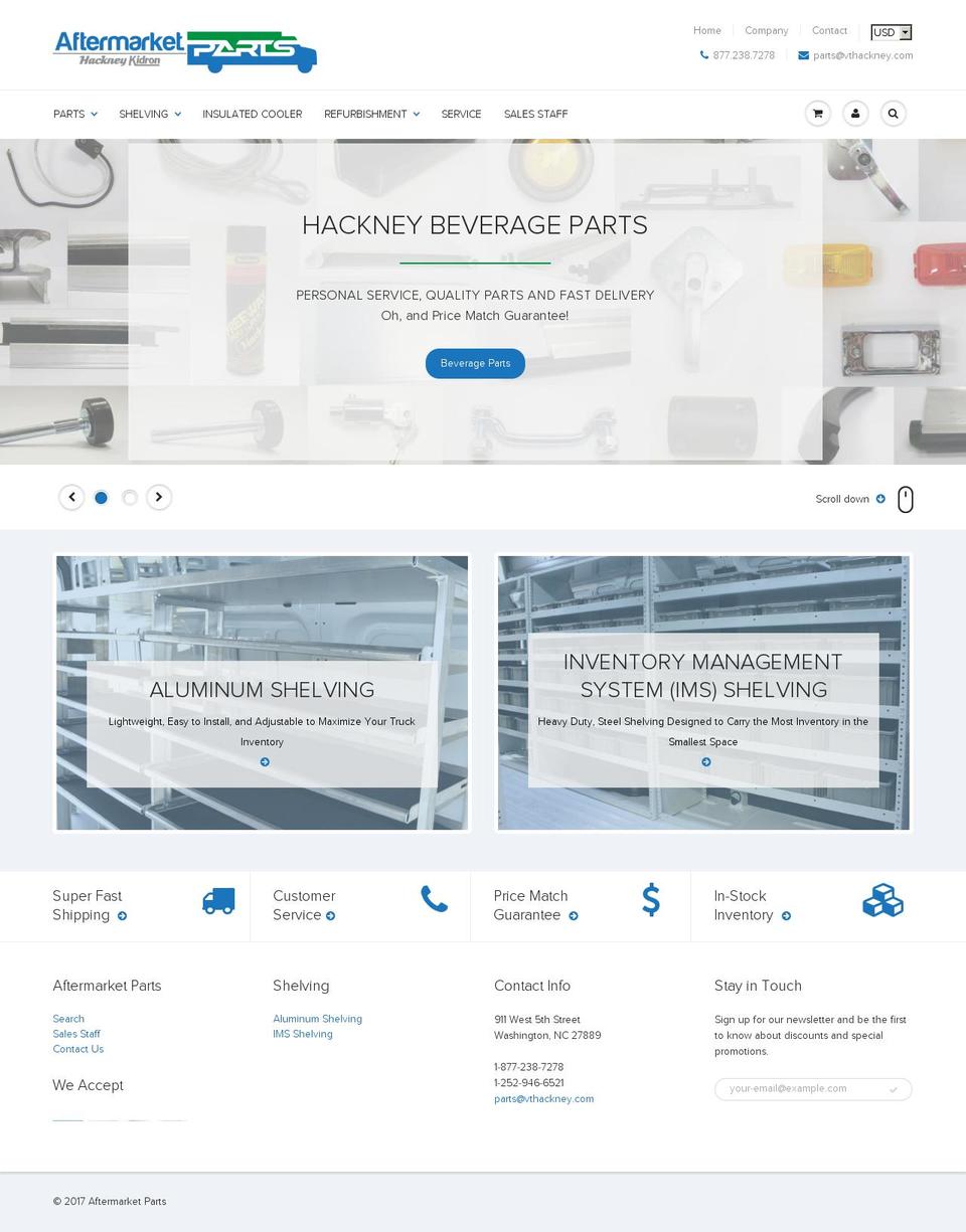 vtsvcparts.com shopify website screenshot