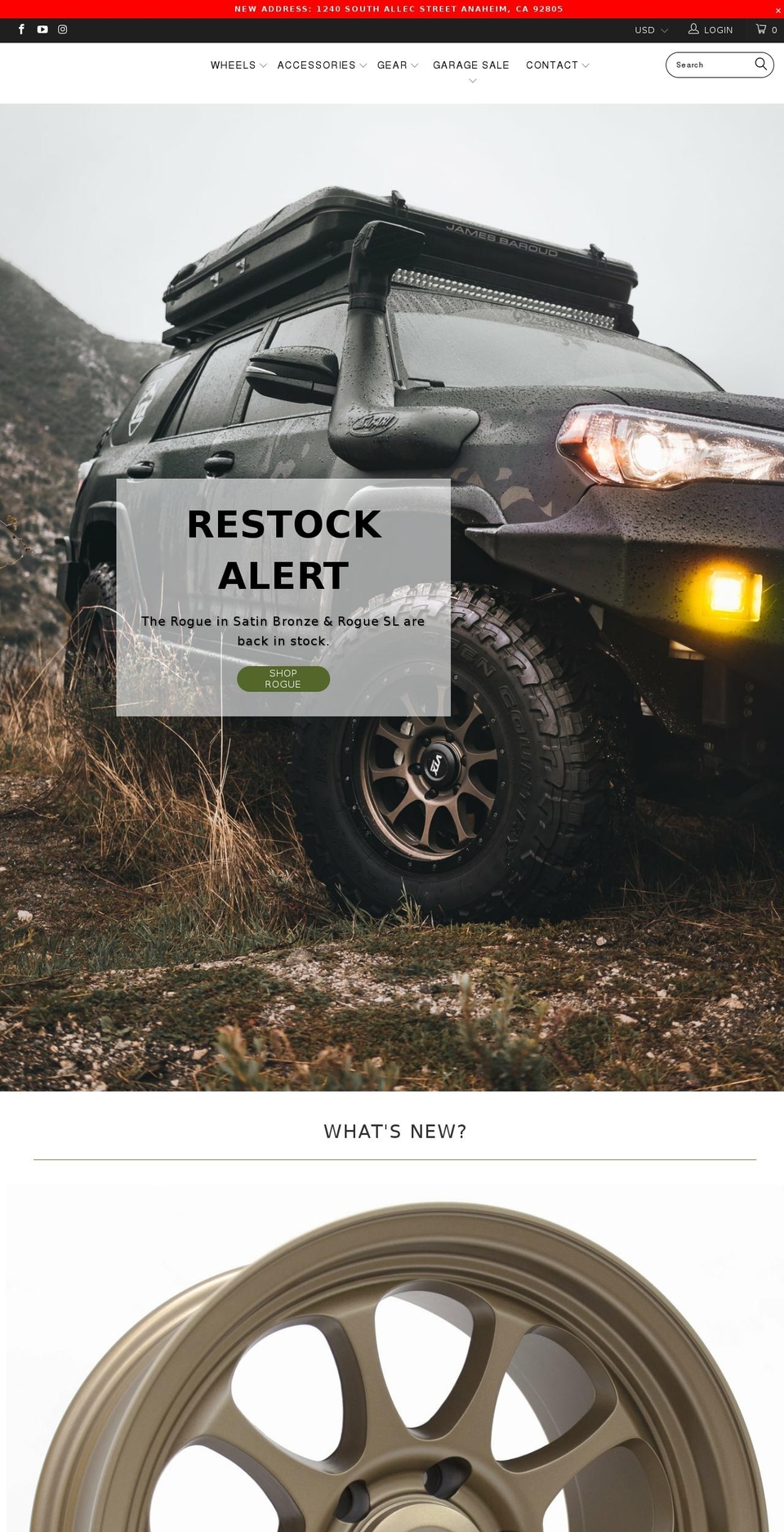 vtxwheels.com shopify website screenshot