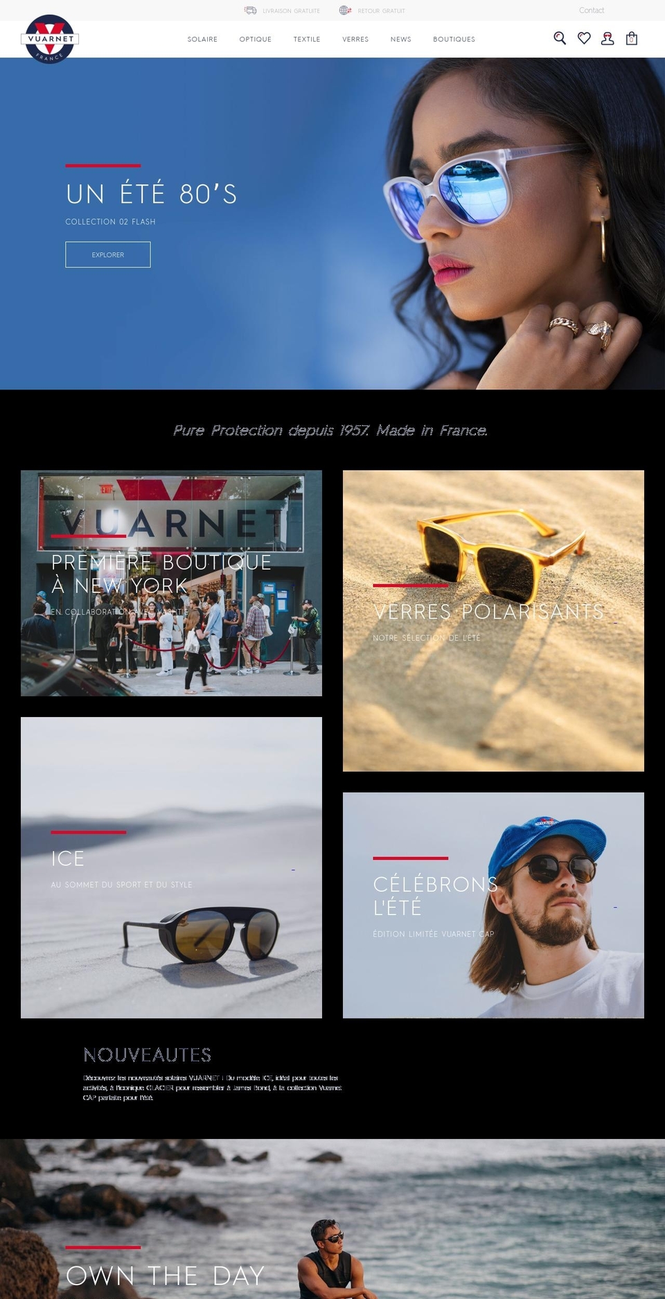 Vuarnet Shopify theme site example vuarnet.com