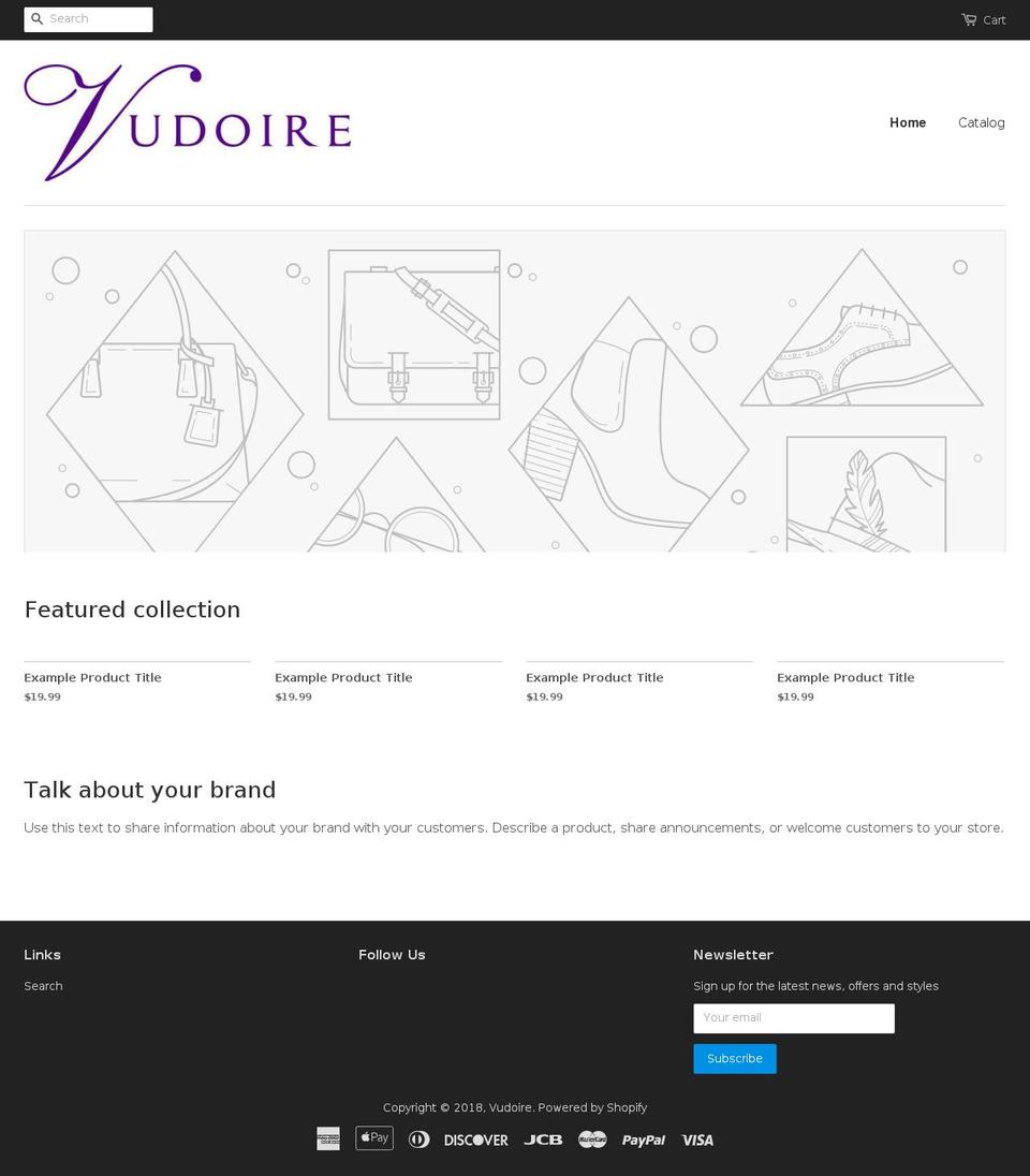 vudoire.com — Shopify storefront screenshot