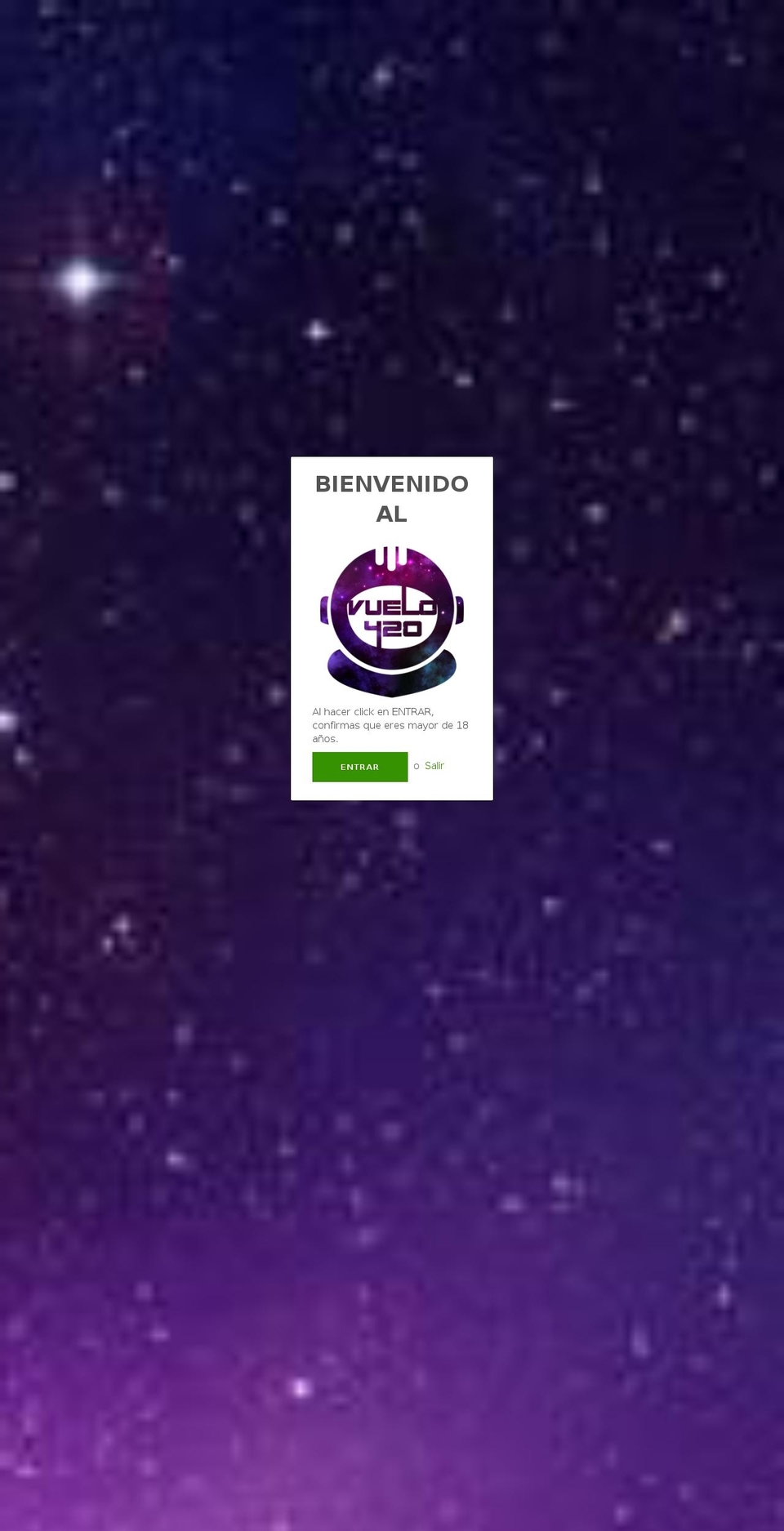 vuelo420.com shopify website screenshot