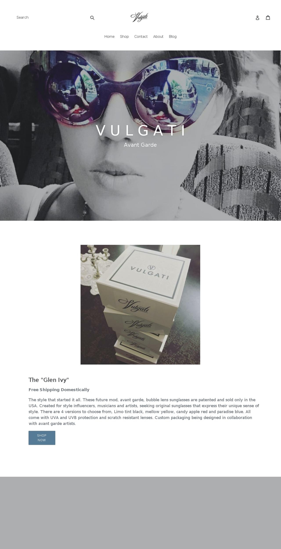 vulgati.com — Shopify storefront screenshot
