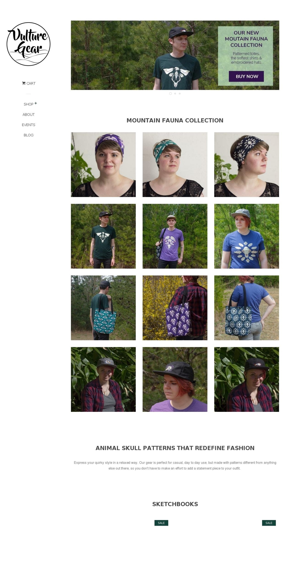 vulturegear.com — Shopify storefront screenshot