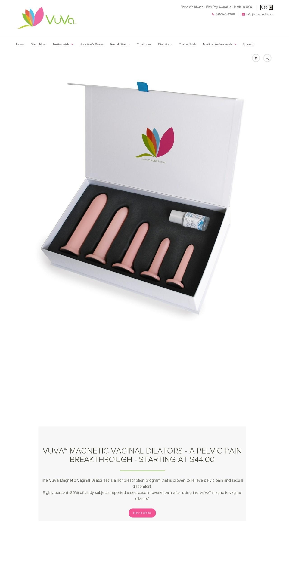 vuvatech.com shopify website screenshot