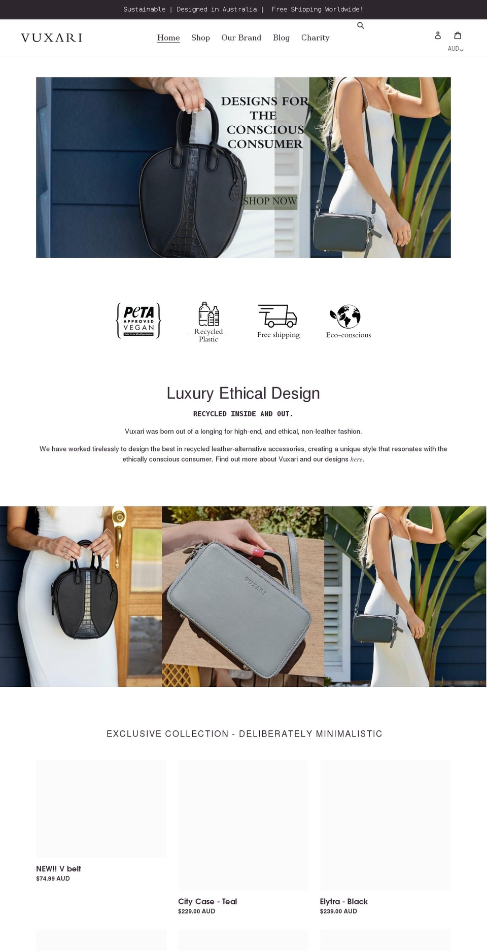 vuxari.com shopify website screenshot