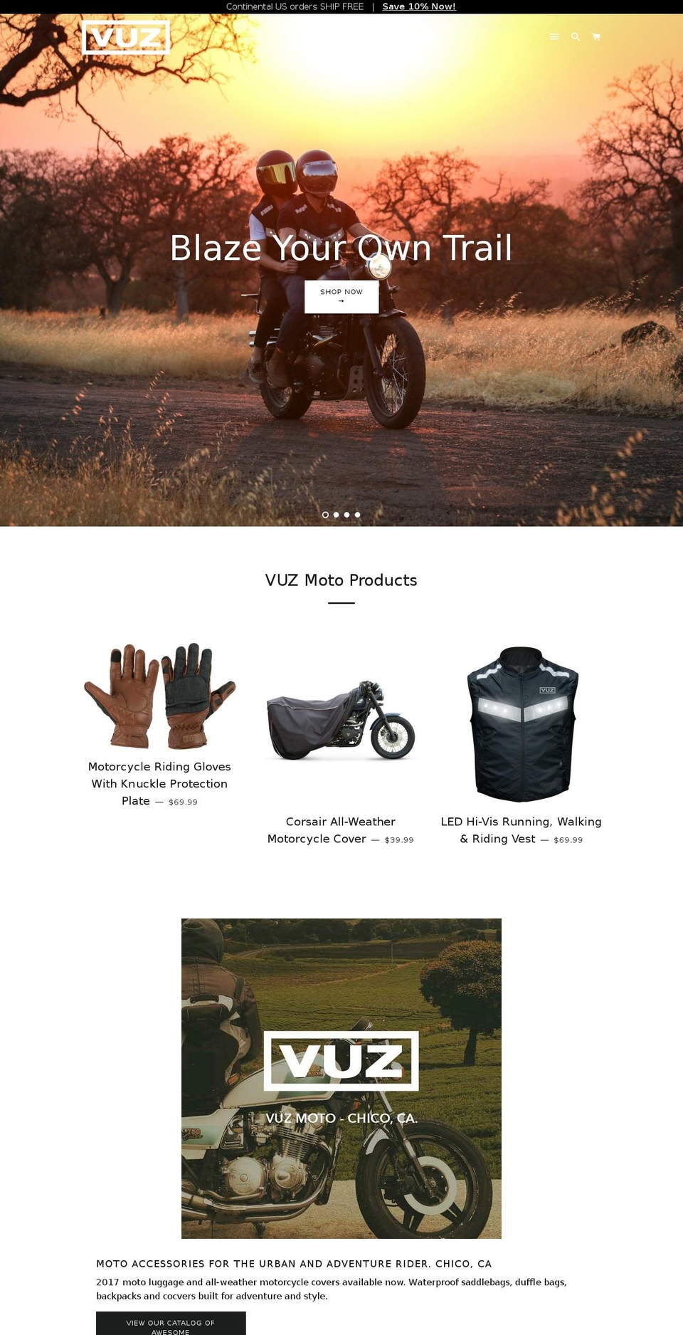 vuzmoto.com shopify website screenshot