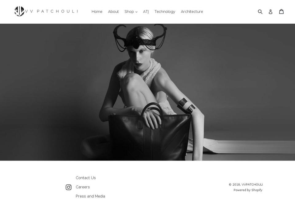 Version Shopify theme site example vvpatchouli.com