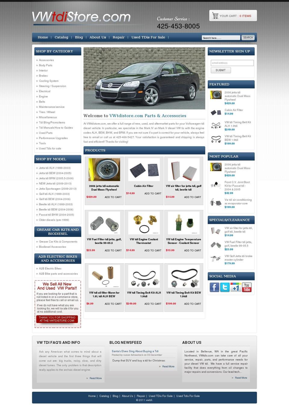 vwtdistore.com shopify website screenshot