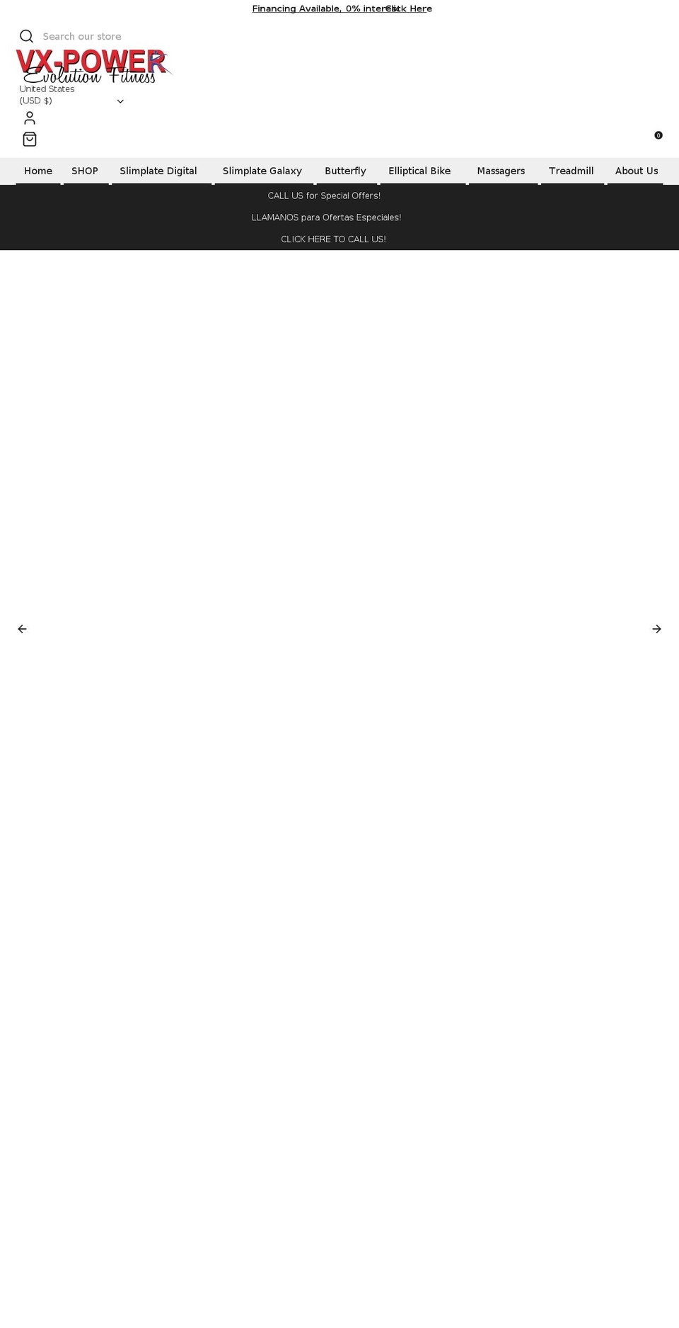 vxpower.com shopify website screenshot