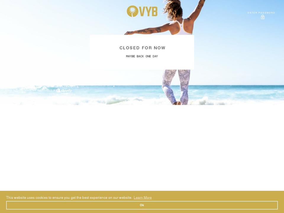 vybactive.com.au shopify website screenshot