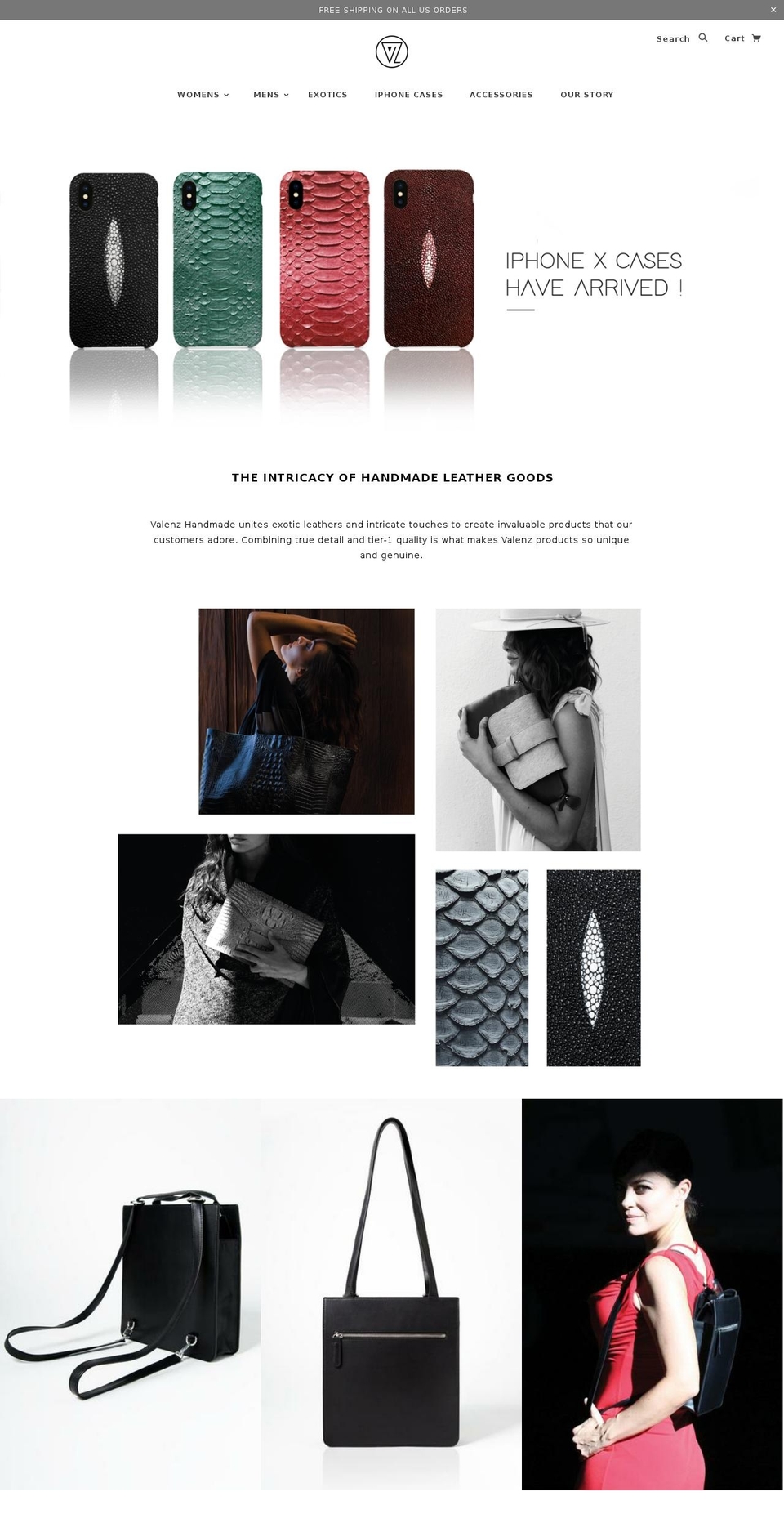 vzhandmade.com — Shopify storefront screenshot