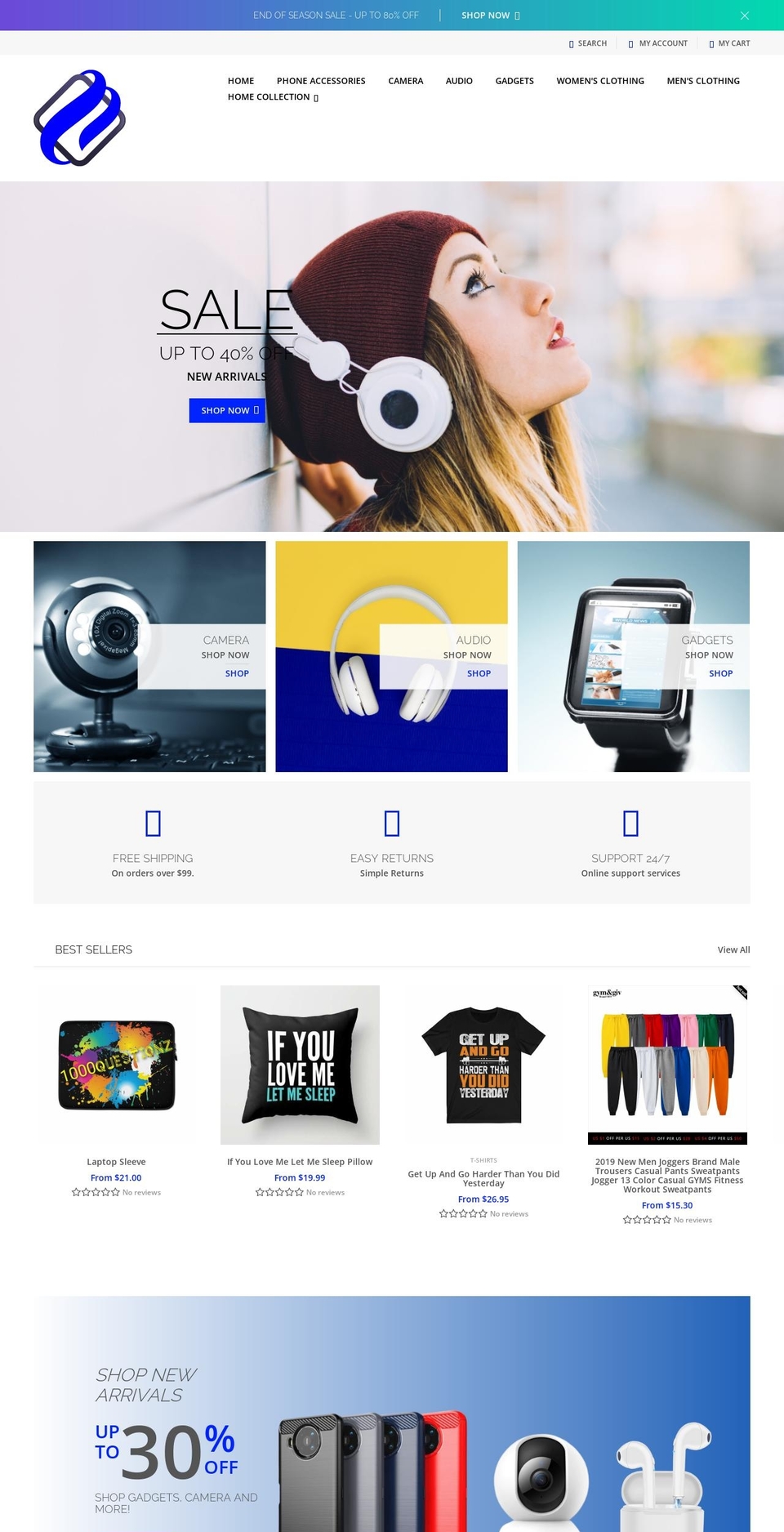 Electronics and gadgets premier theme Shopify theme site example w2wsales.com