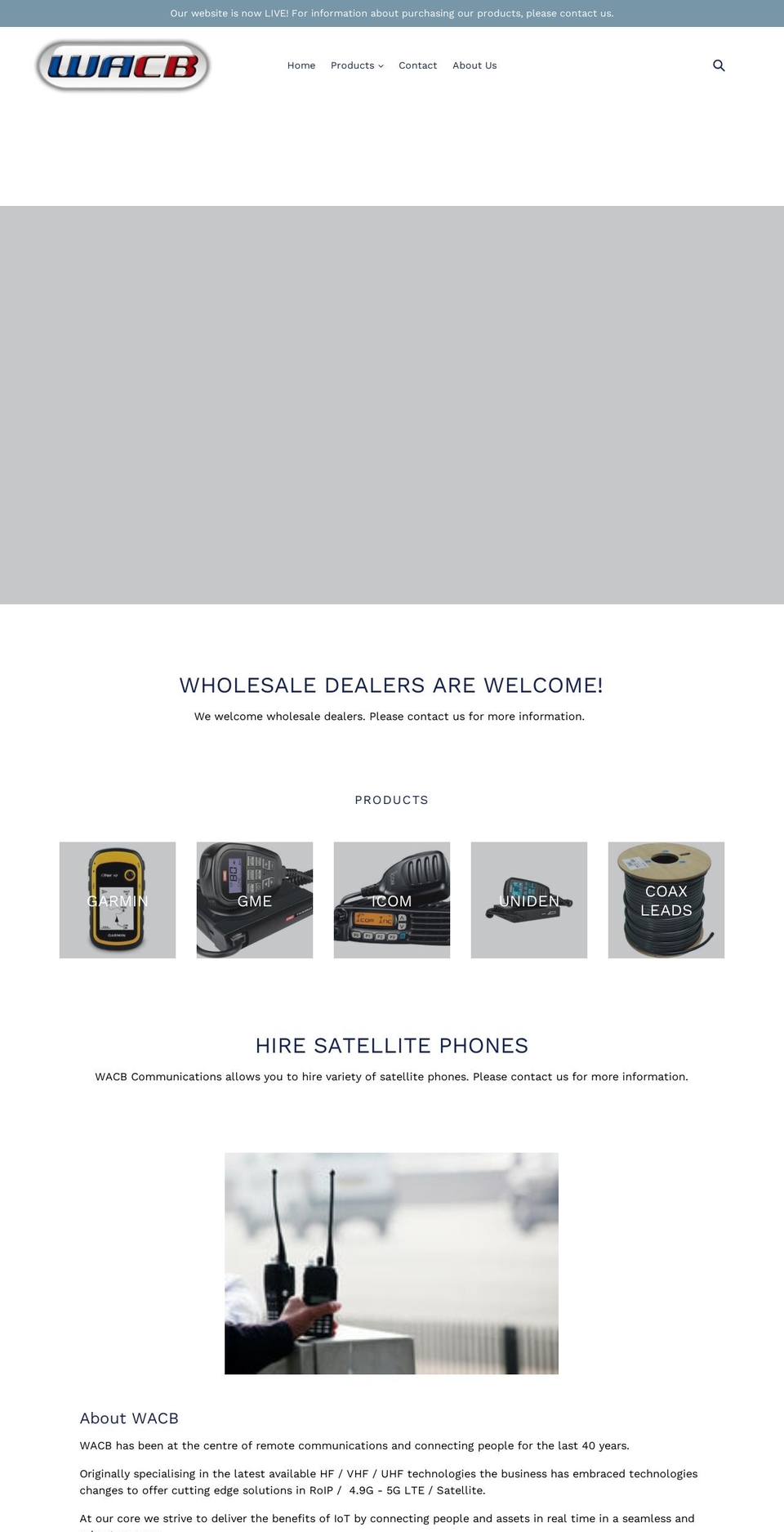 wacb.com.au shopify website screenshot