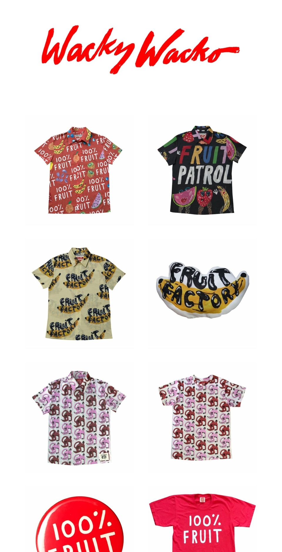 wackywacko.com shopify website screenshot