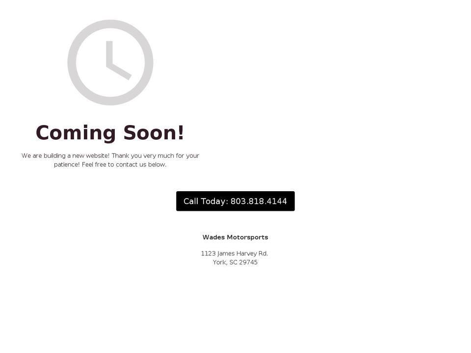 wadesmotorsports.com shopify website screenshot