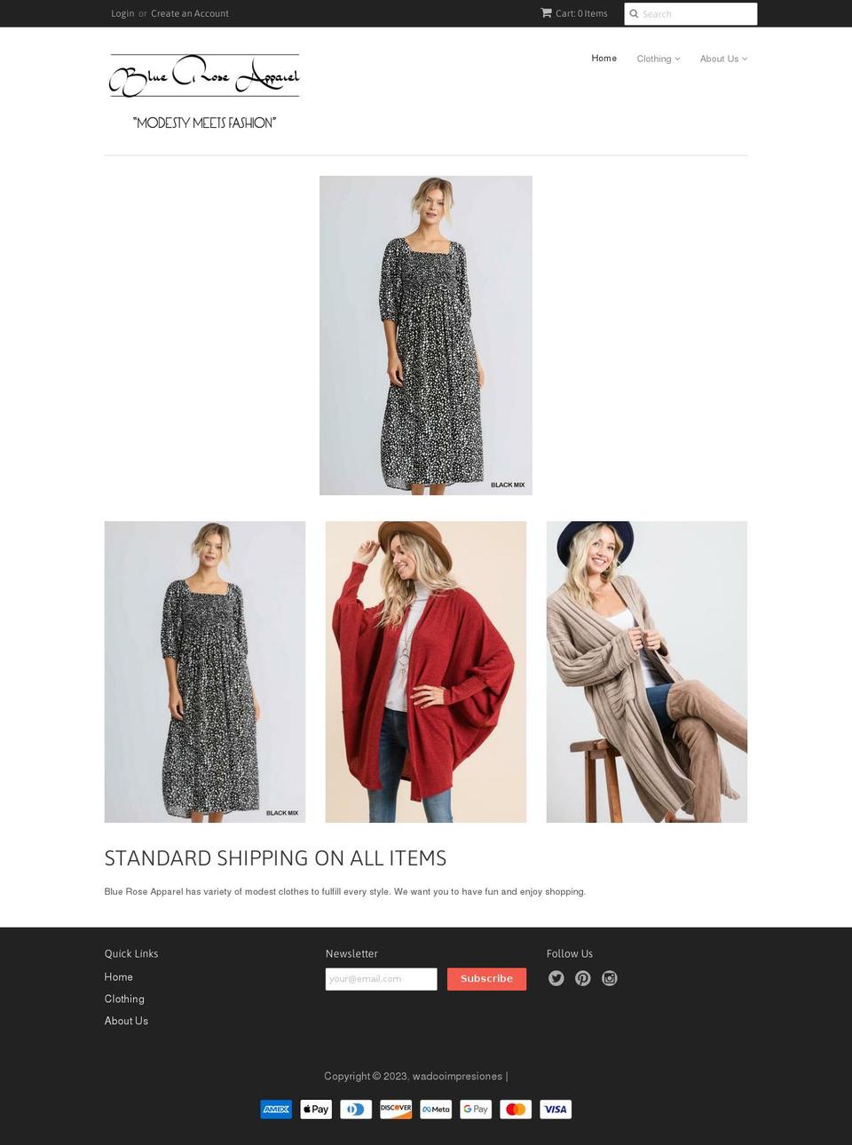 wadooimpresiones.com shopify website screenshot