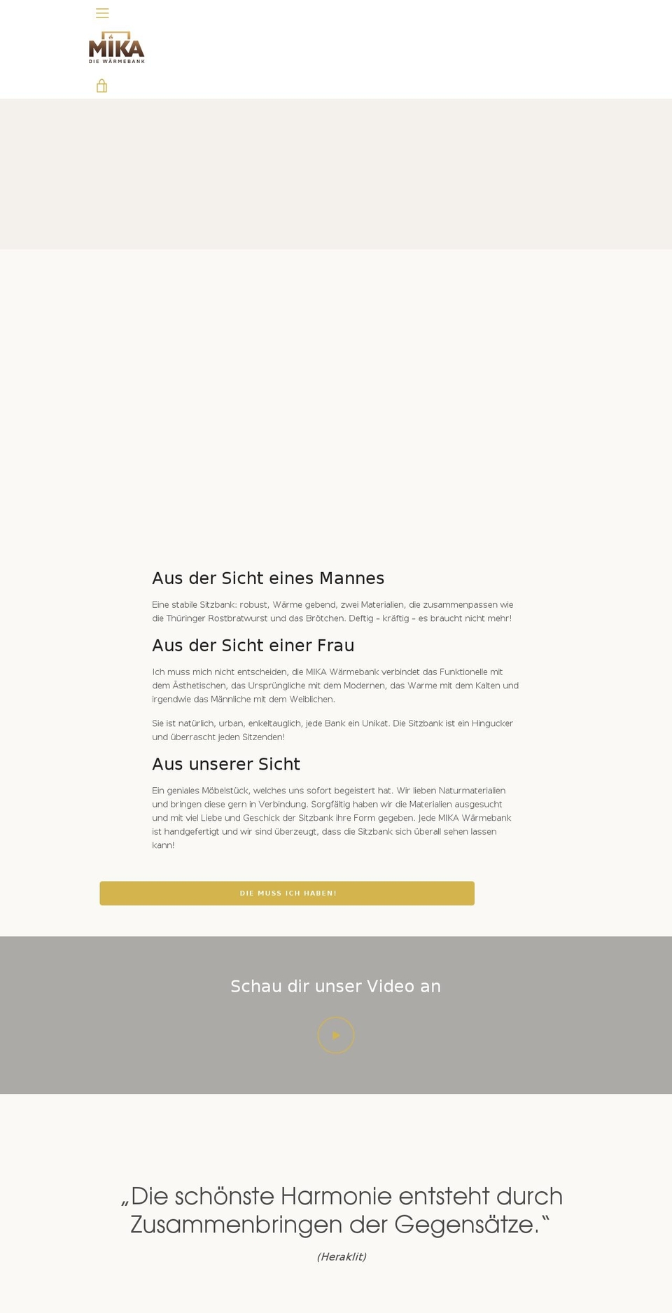 waermebank.de shopify website screenshot