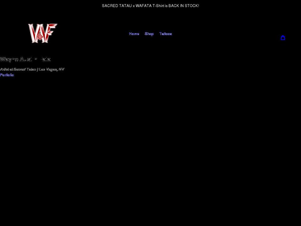 wafata.com shopify website screenshot