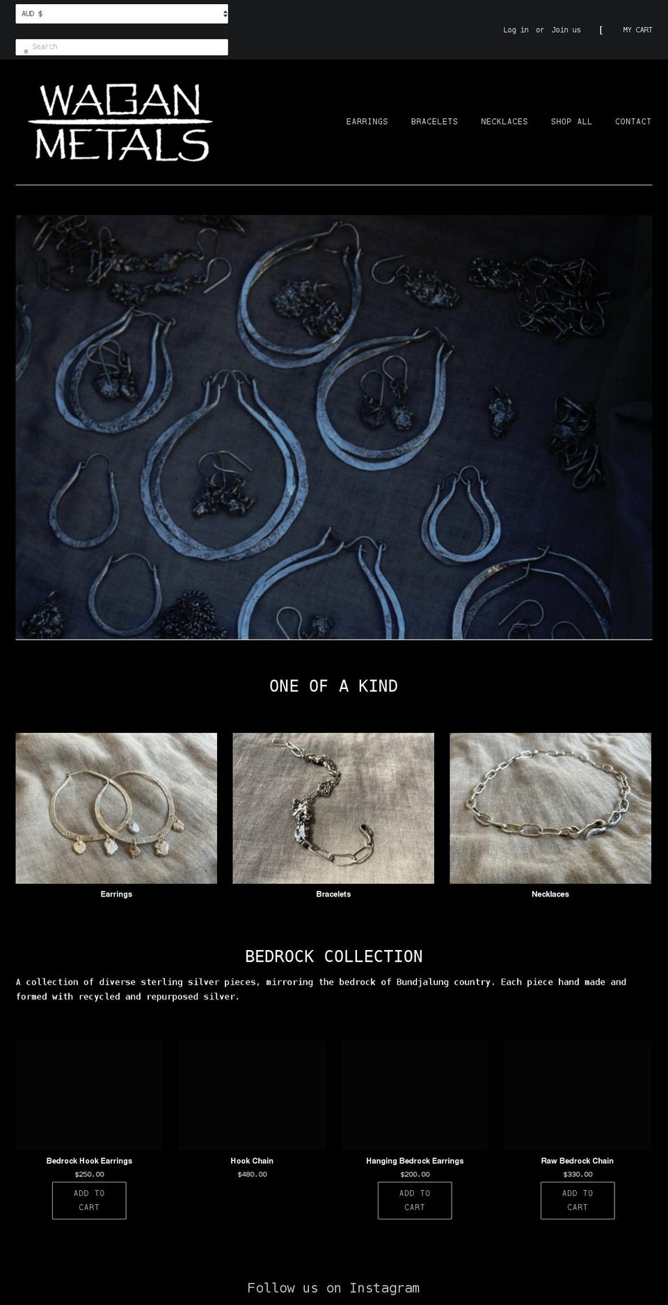 waganmetals.com shopify website screenshot