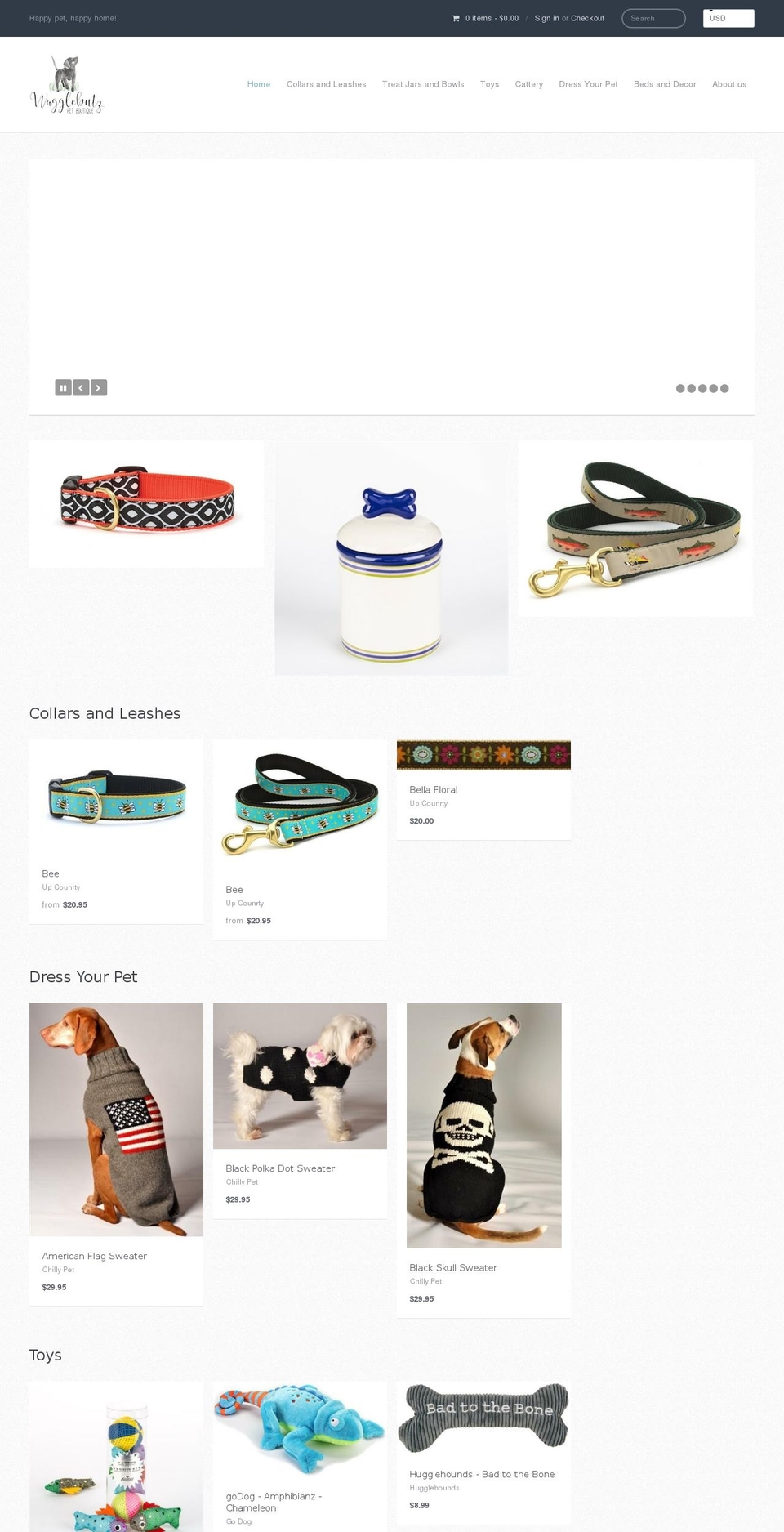 wagglebutz.com shopify website screenshot