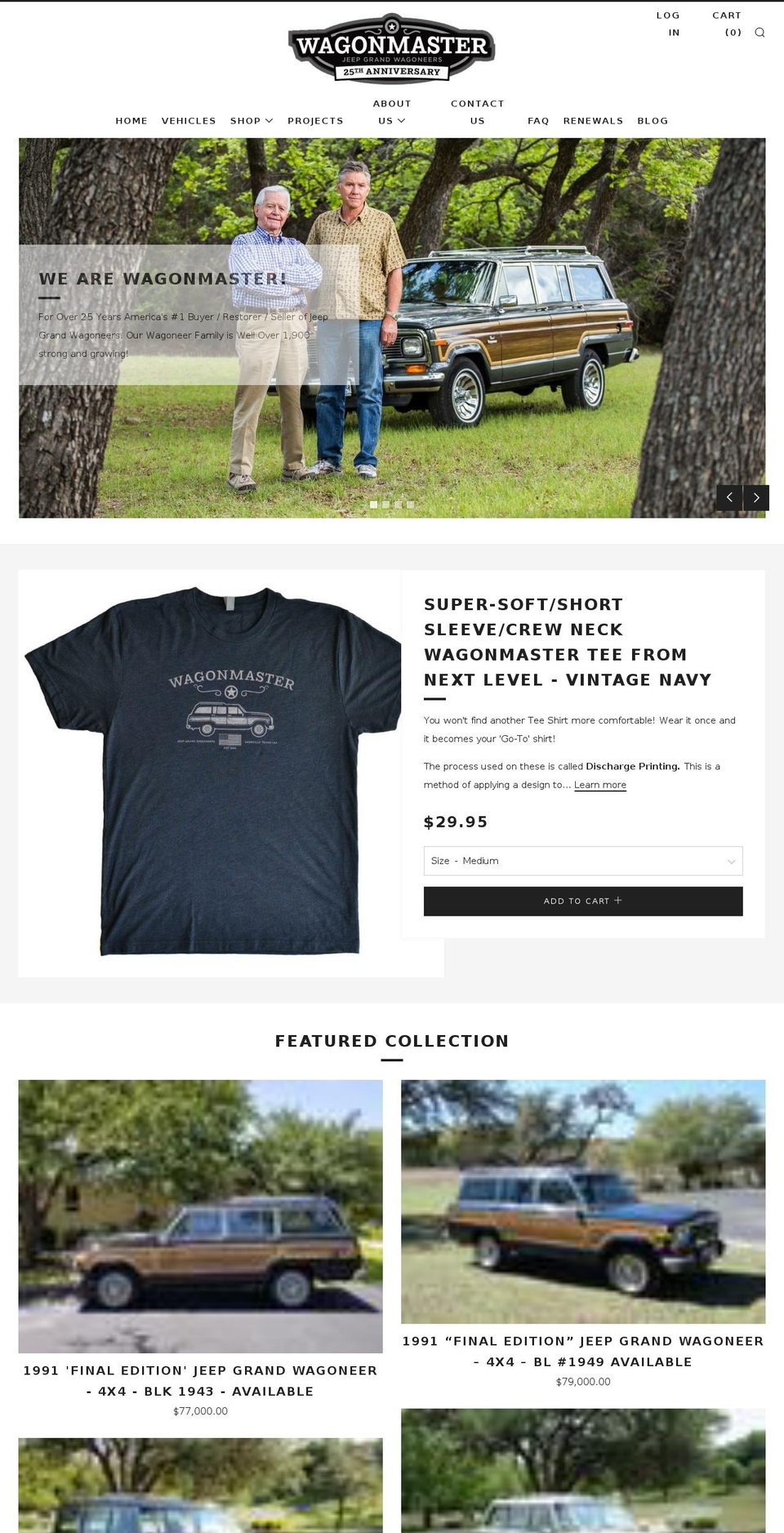 wagonmaster.com shopify website screenshot