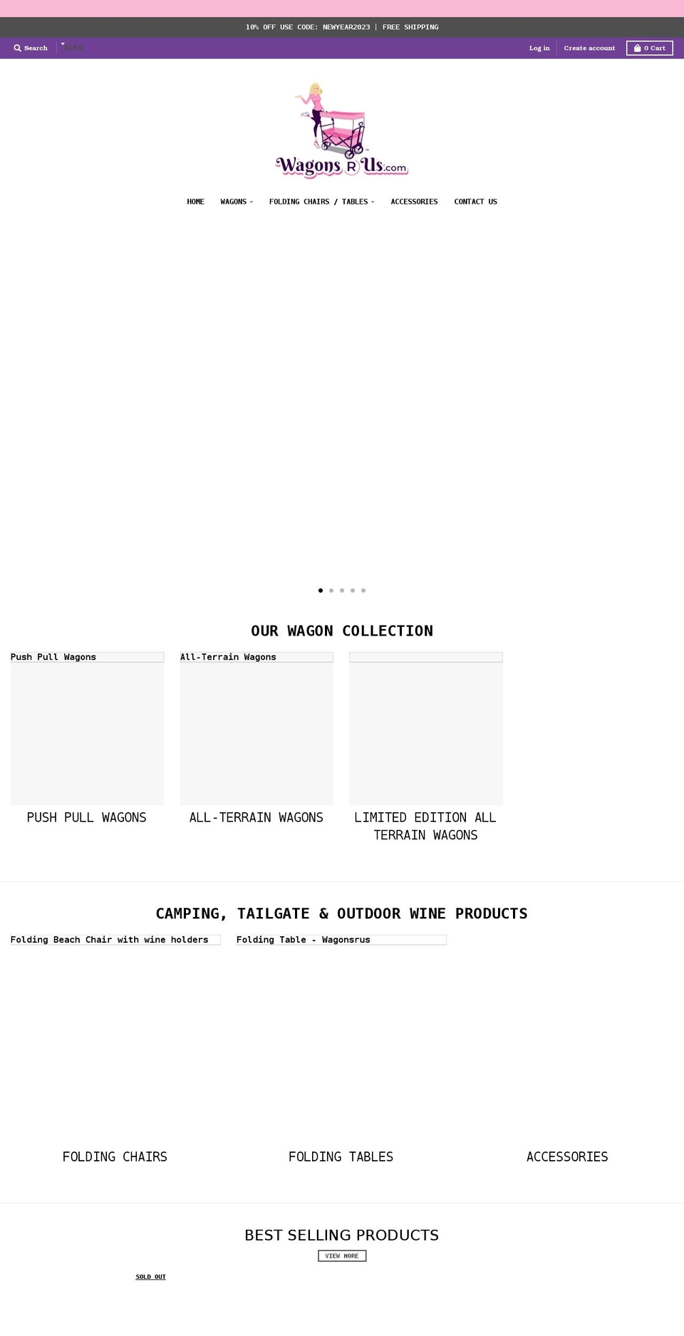 wagonsrus.com shopify website screenshot