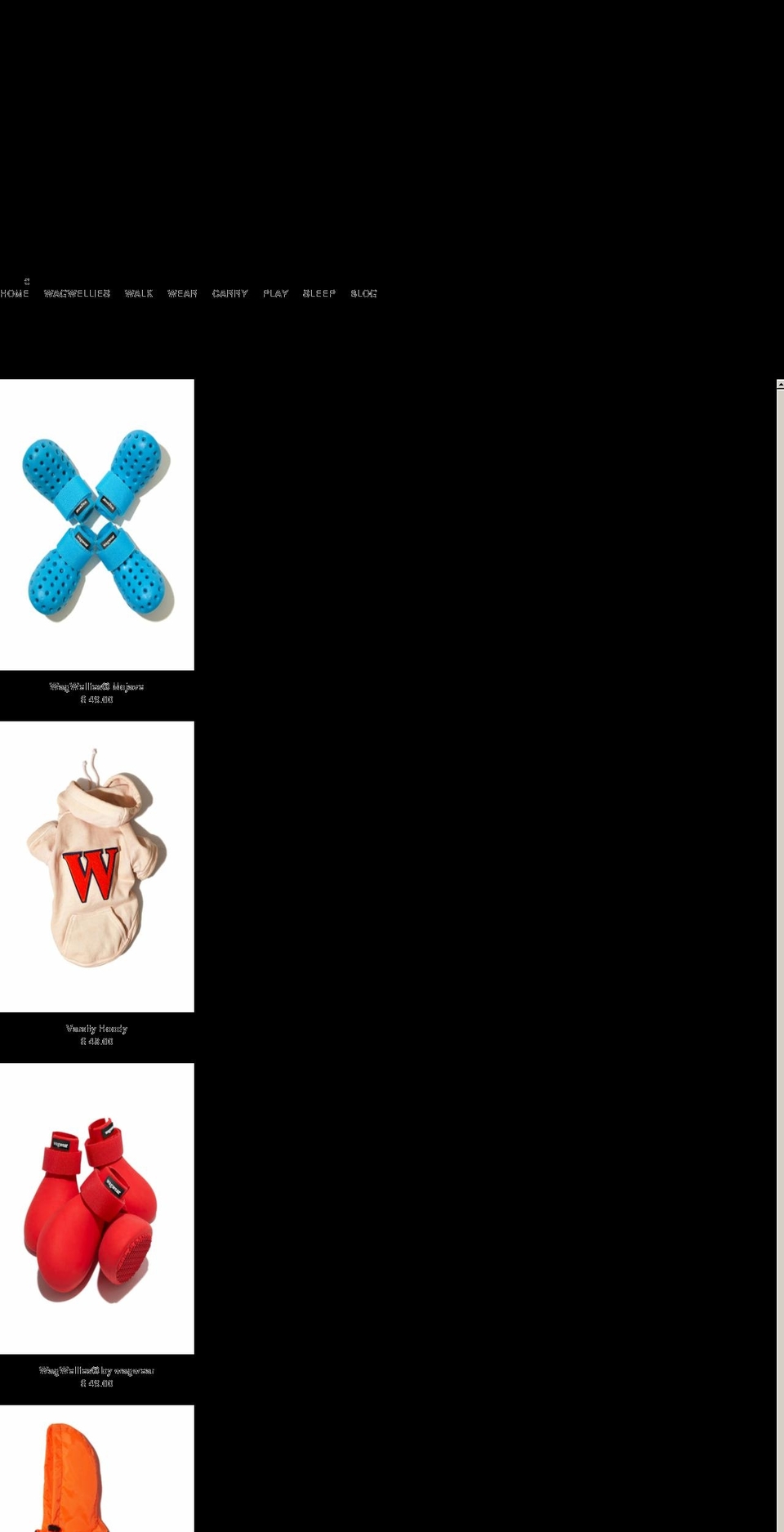 wagwear.myshopify.com shopify website screenshot