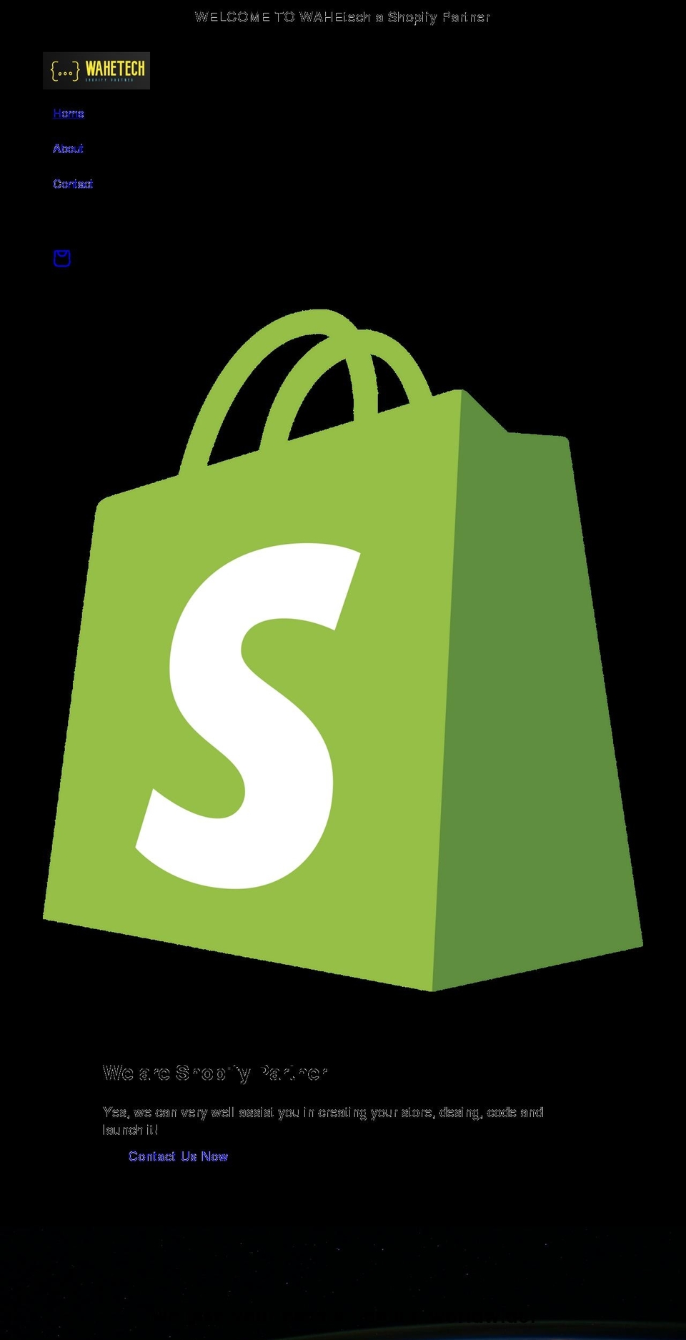 wahetech.myshopify.com shopify website screenshot