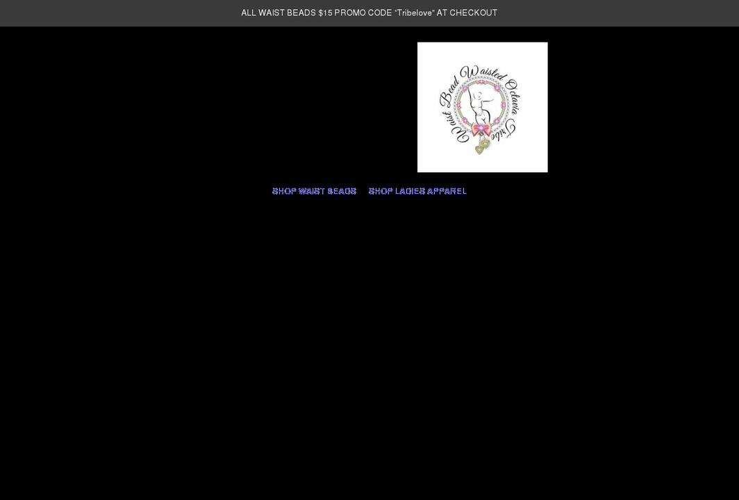 waistbeadwaistedbyoctavia.com shopify website screenshot