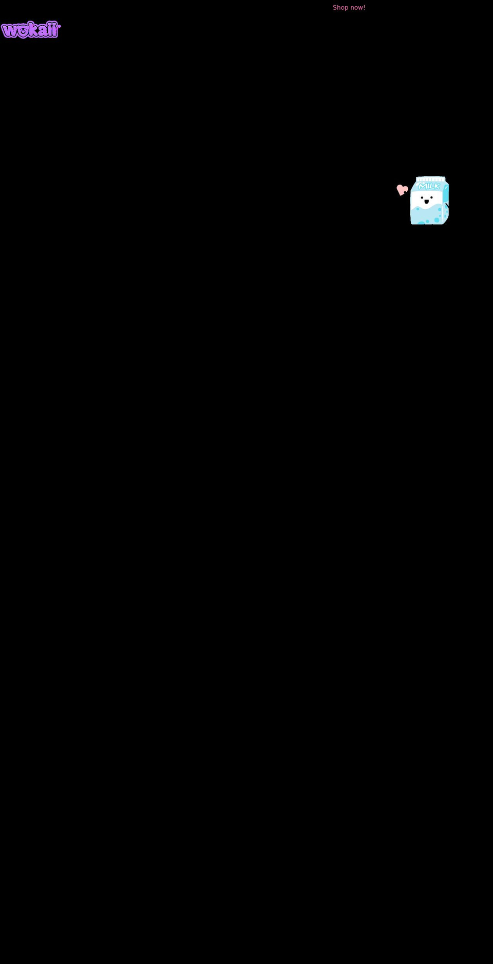 wakaii.com shopify website screenshot