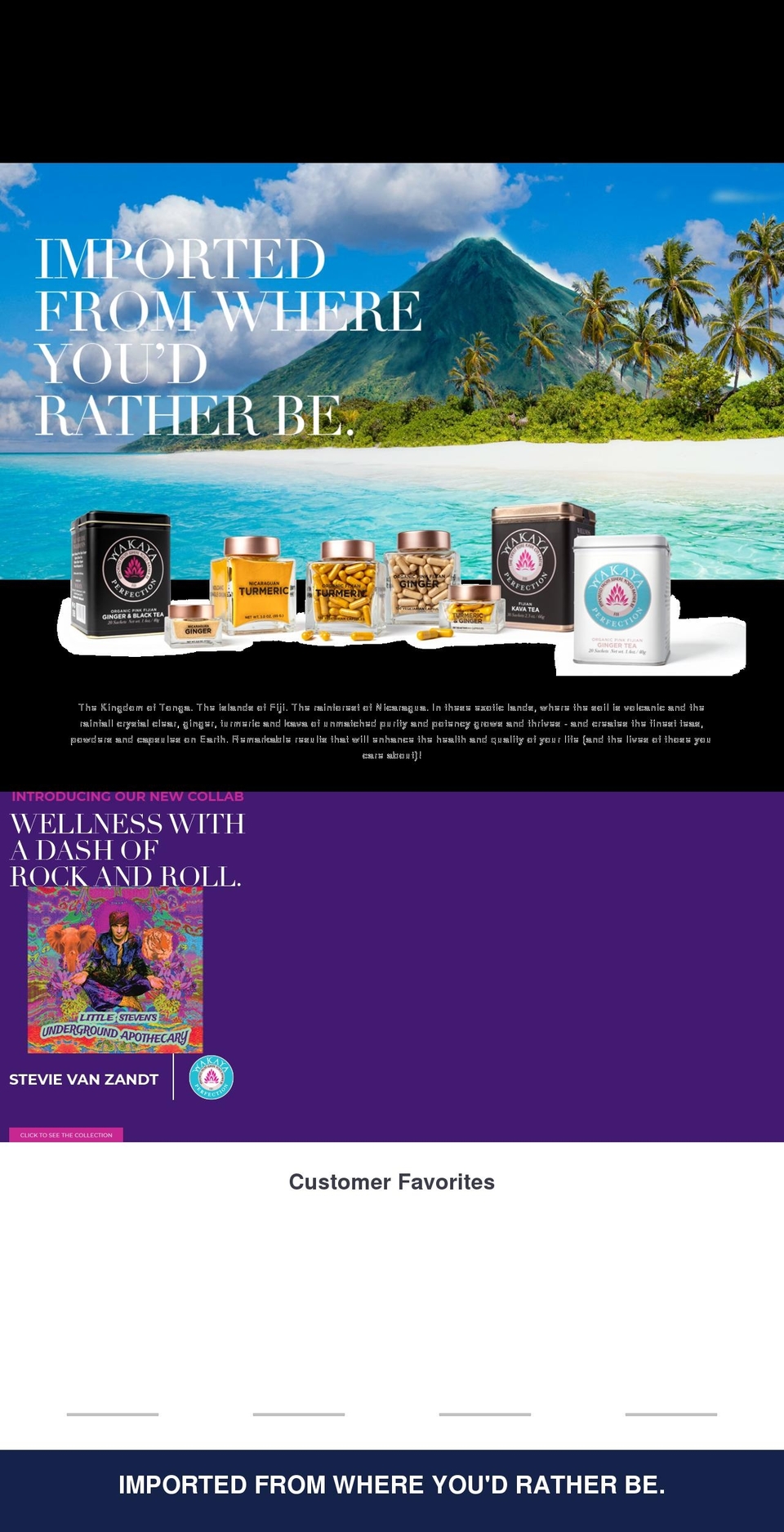 wakaya.com shopify website screenshot